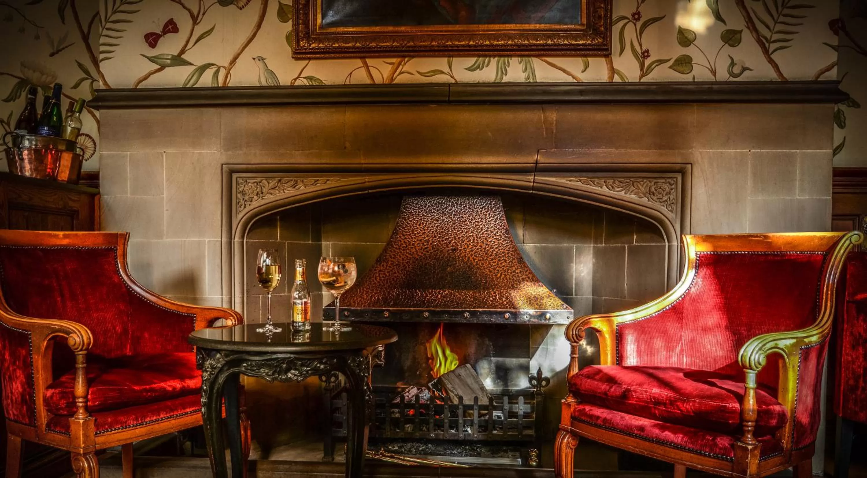 Lounge or bar, Seating Area in Fischers Baslow Hall - Chatsworth