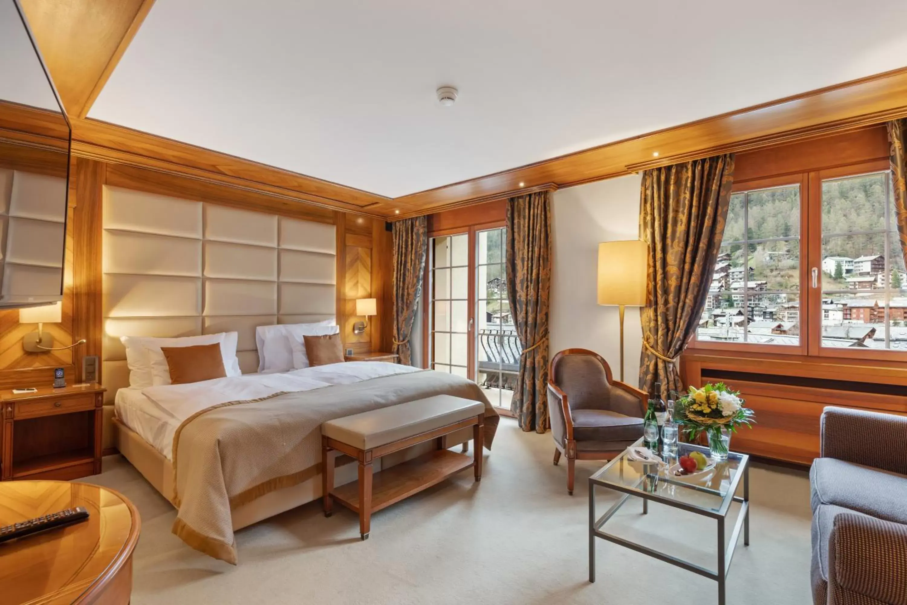 Bedroom in Grand Hotel Zermatterhof