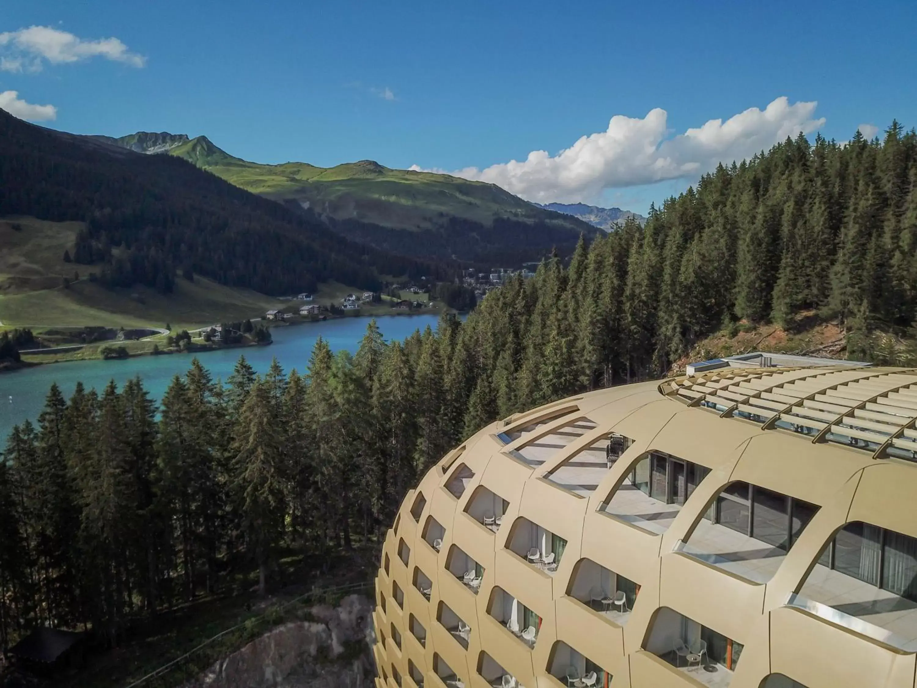 Property building in AlpenGold Hotel Davos