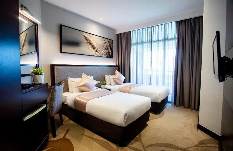 Bed in Amansari Residence Resort