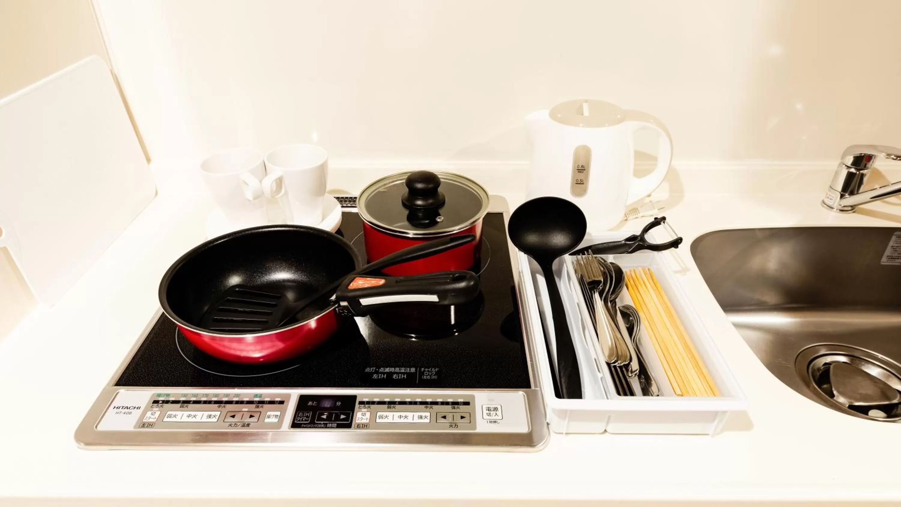 kitchen in Takuto Hotel Osaka Shinsaibashi