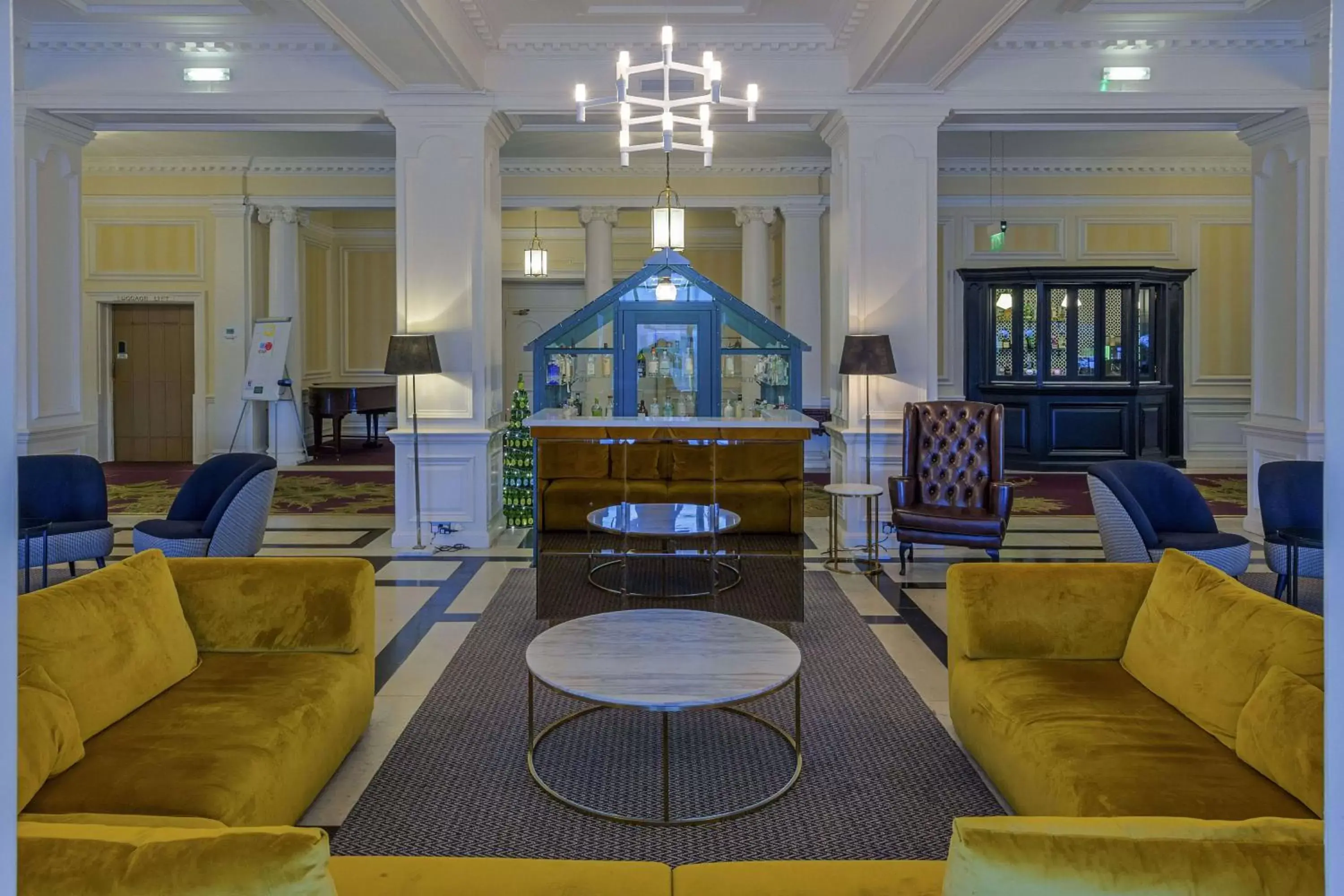 Lobby or reception in Peebles Hydro