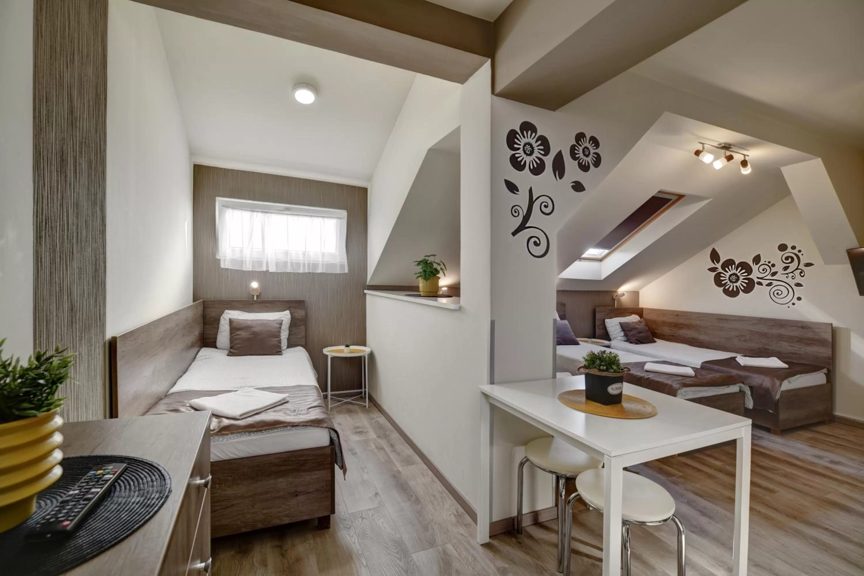 Bed in Familia Panzió & Apartmanház Győr