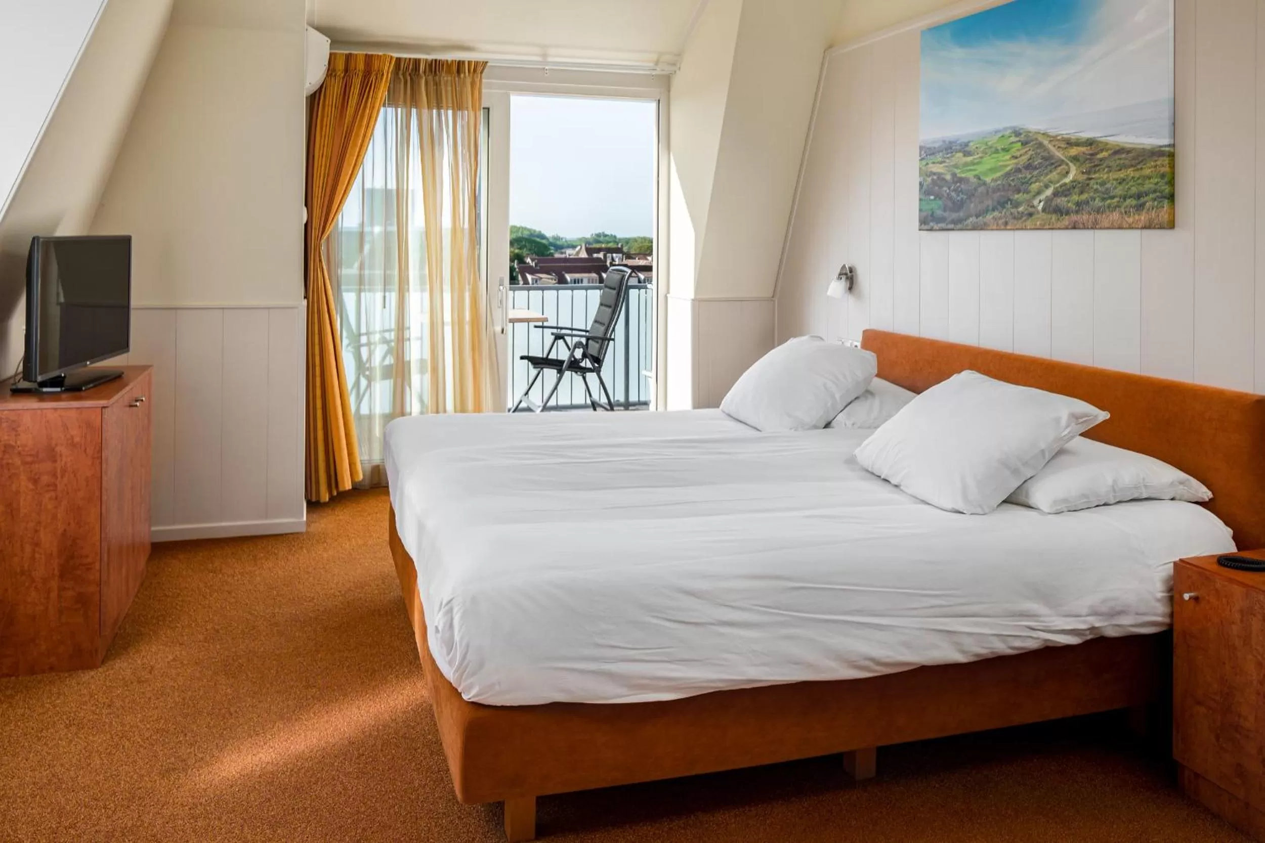 Bedroom, Bed in Hotel ter Duyn