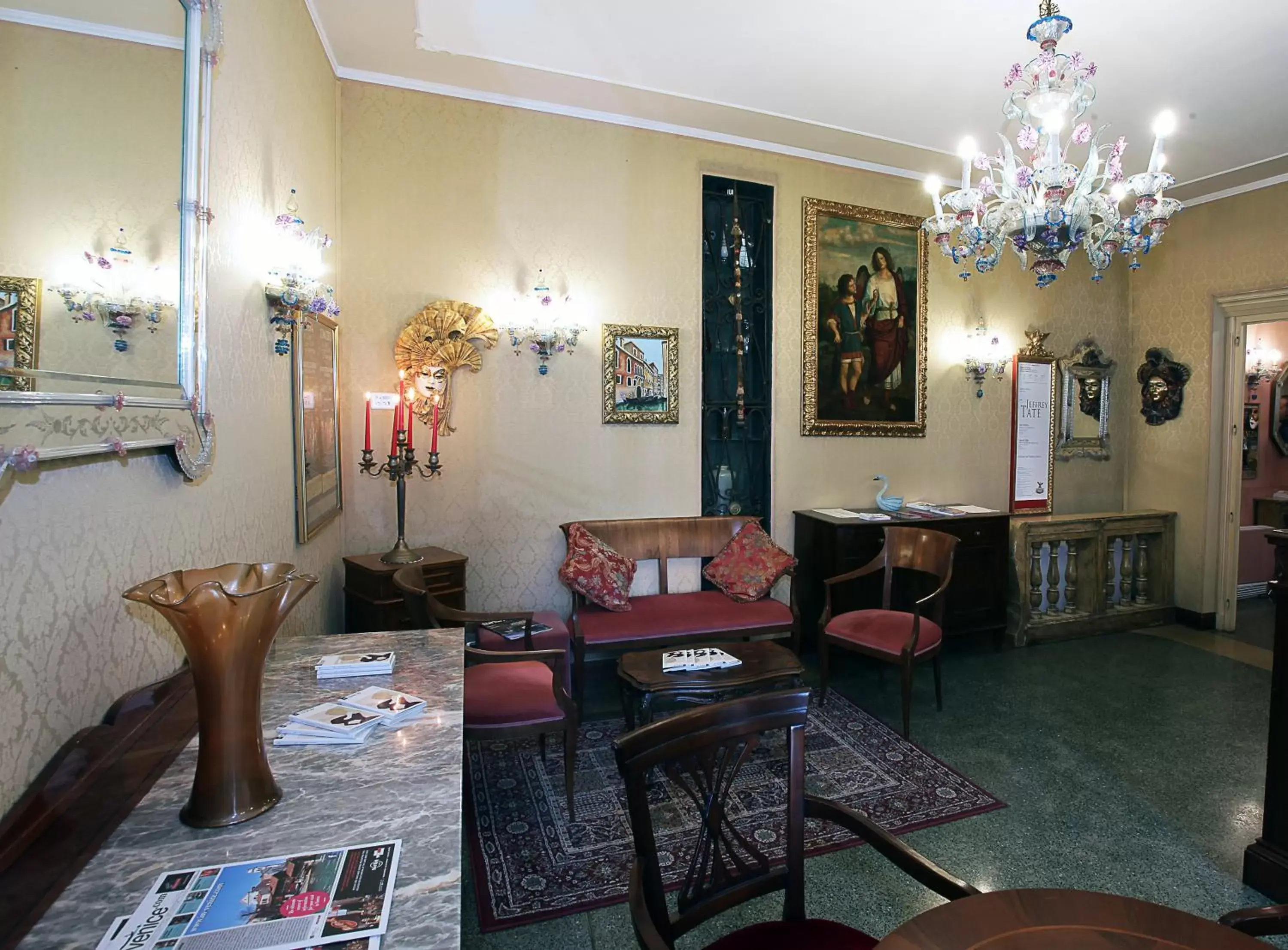 Seating area, Lobby/Reception in Hotel San Moisè
