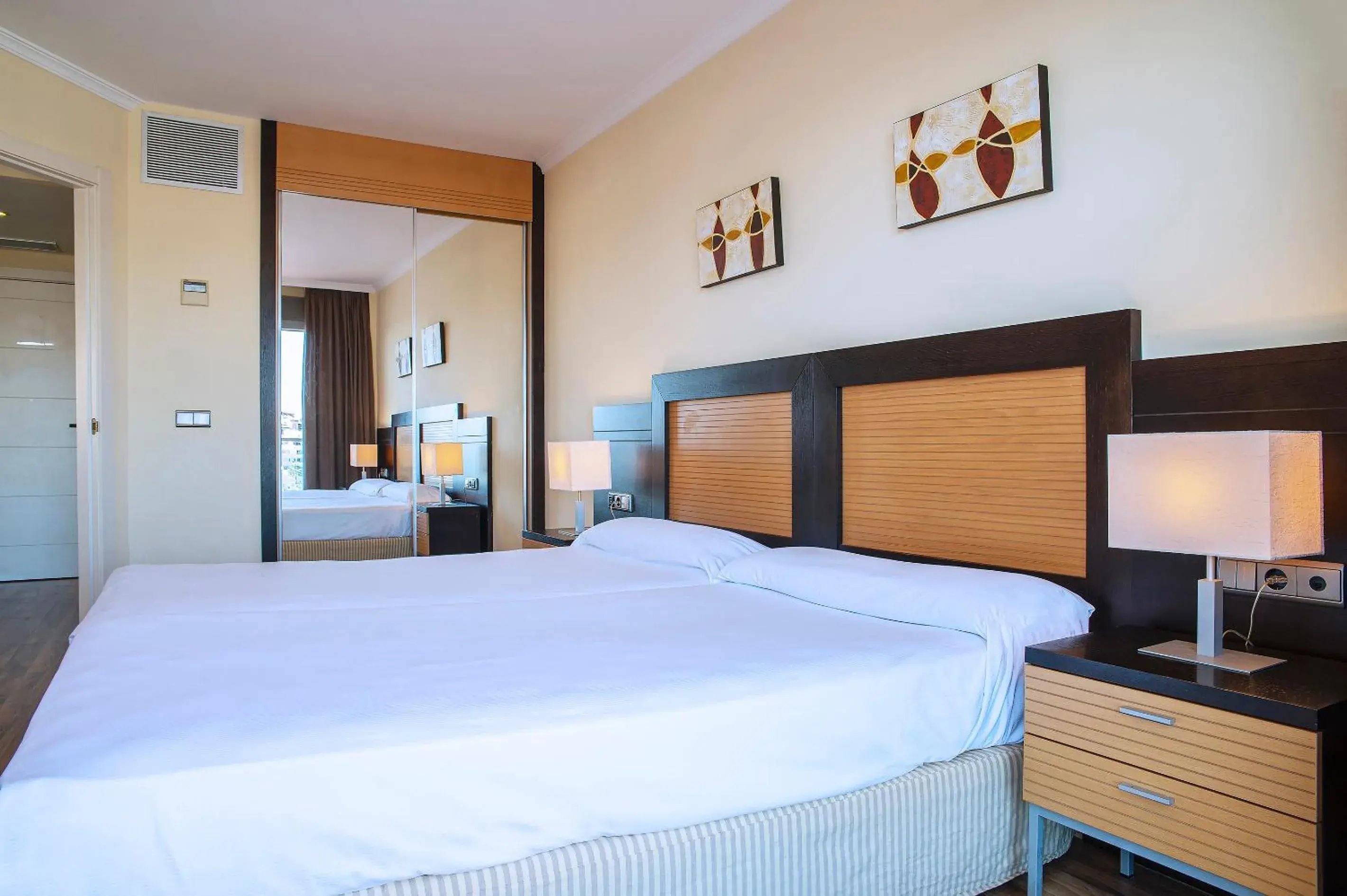 Bed in Pierre & Vacances Benalmádena Príncipe Bed in Pierre & Vacances Benalmádena Príncipe