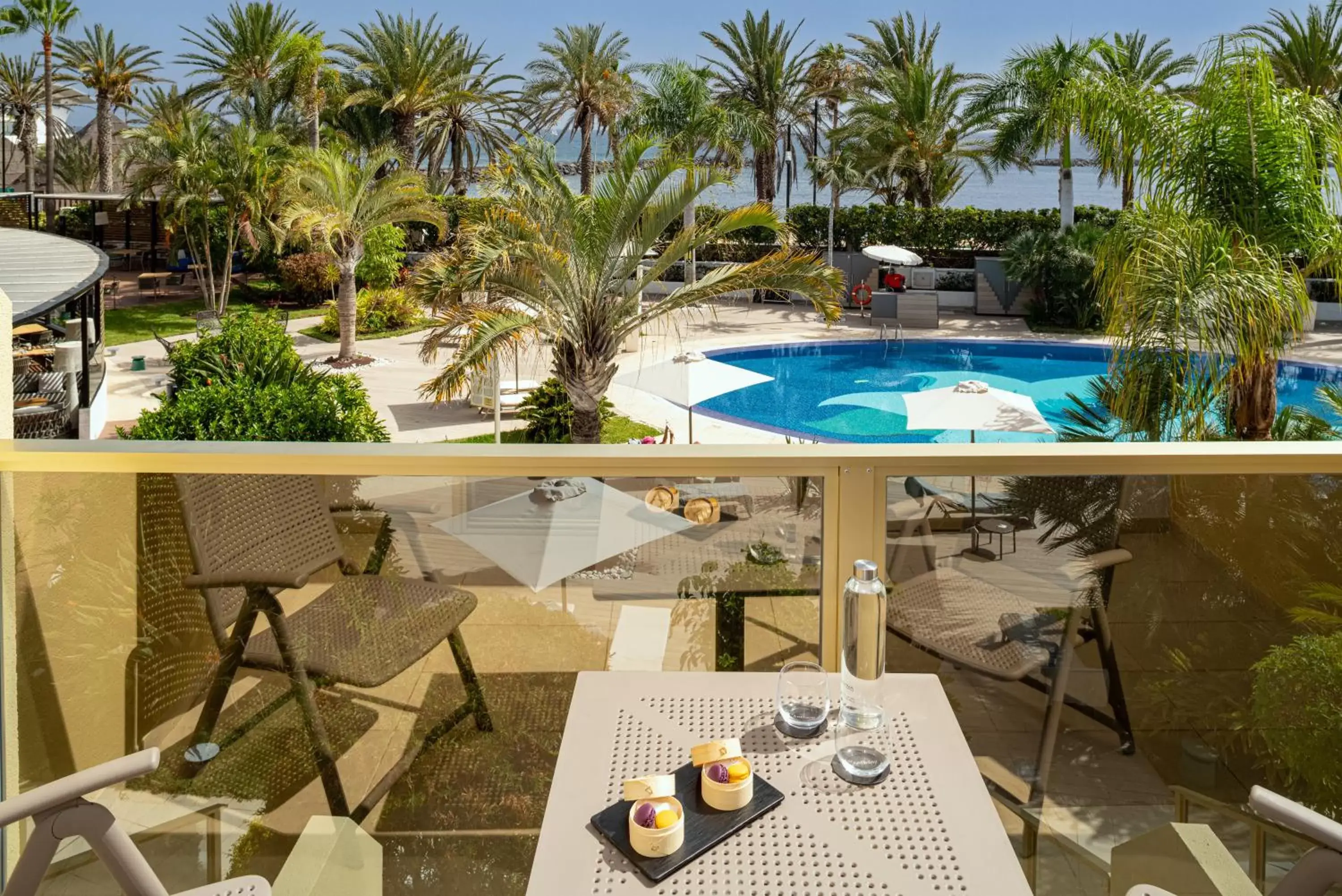 Balcony/Terrace, Pool View in Sir Anthony