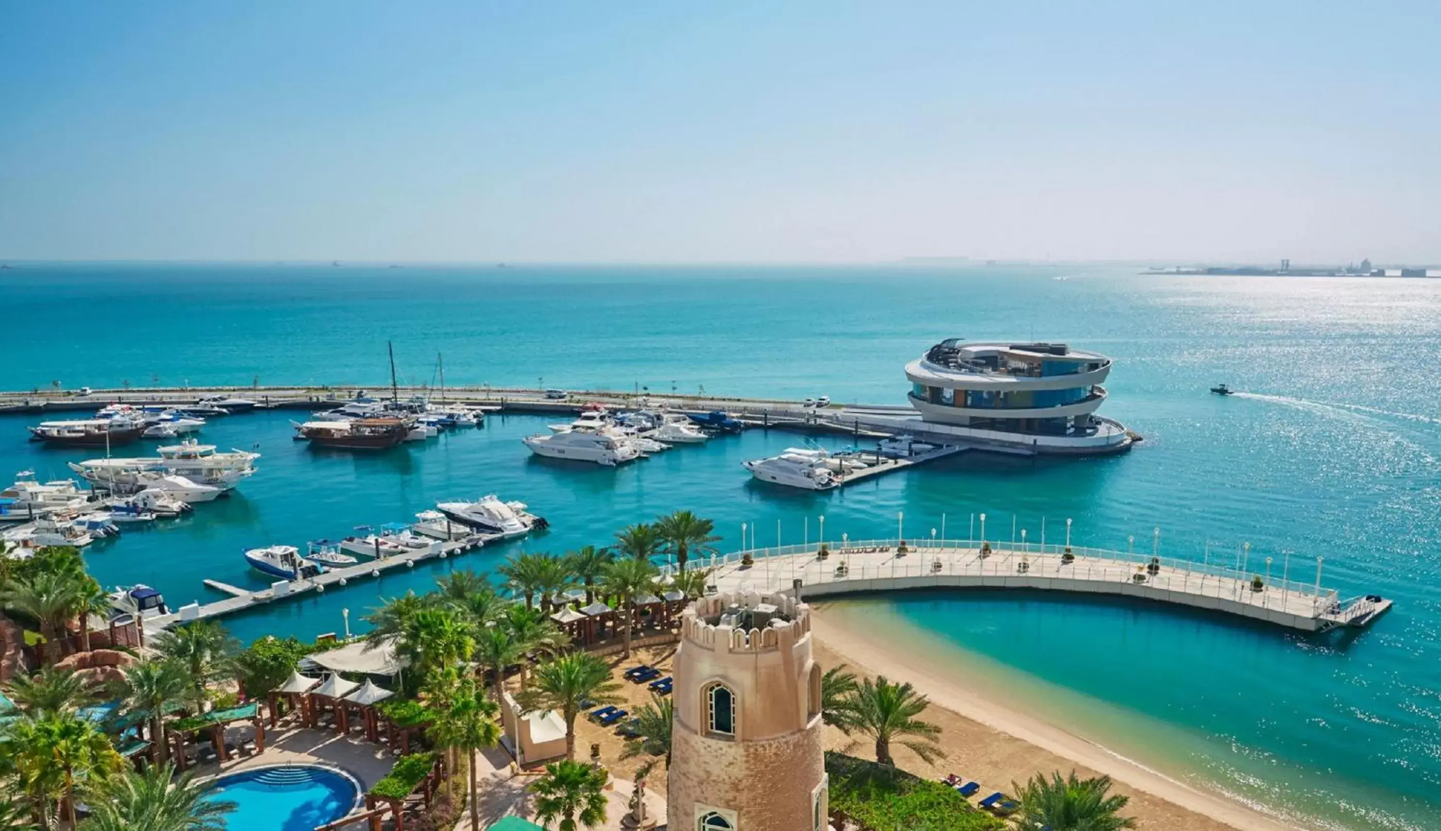 Beach, Bird's-eye View in Four Seasons Hotel Doha