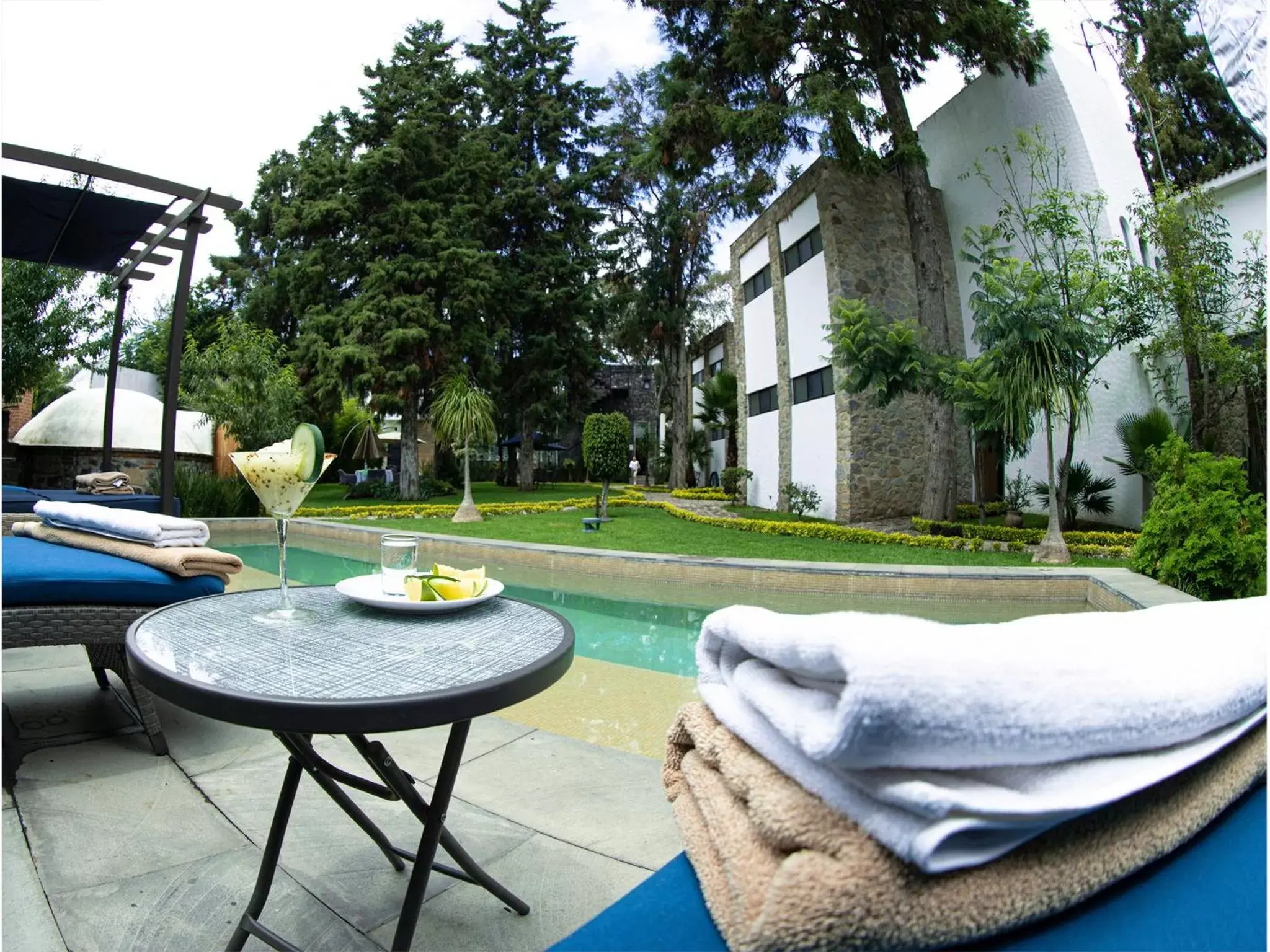 Pool view in Hotel Boutique Camino Del Bosque by Rotamundos