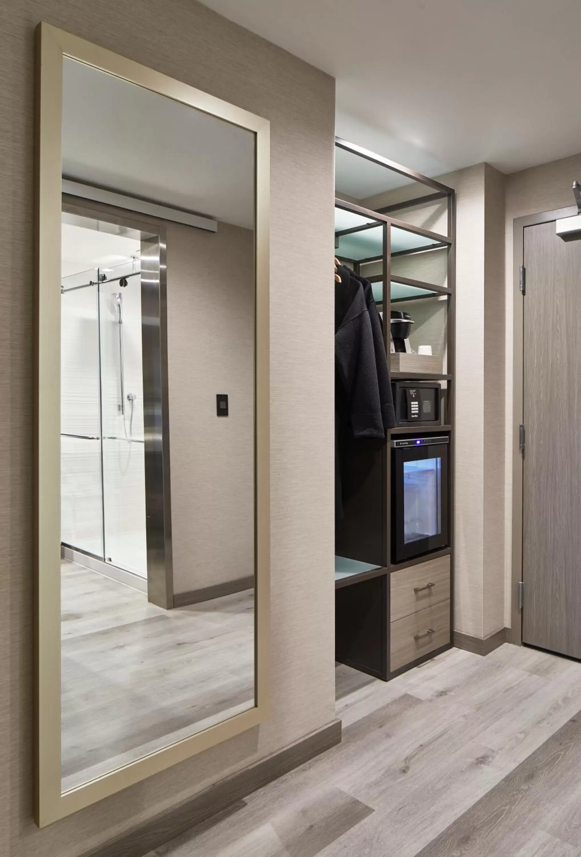 wardrobe, TV/Entertainment Center in AC Hotel by Marriott Durham