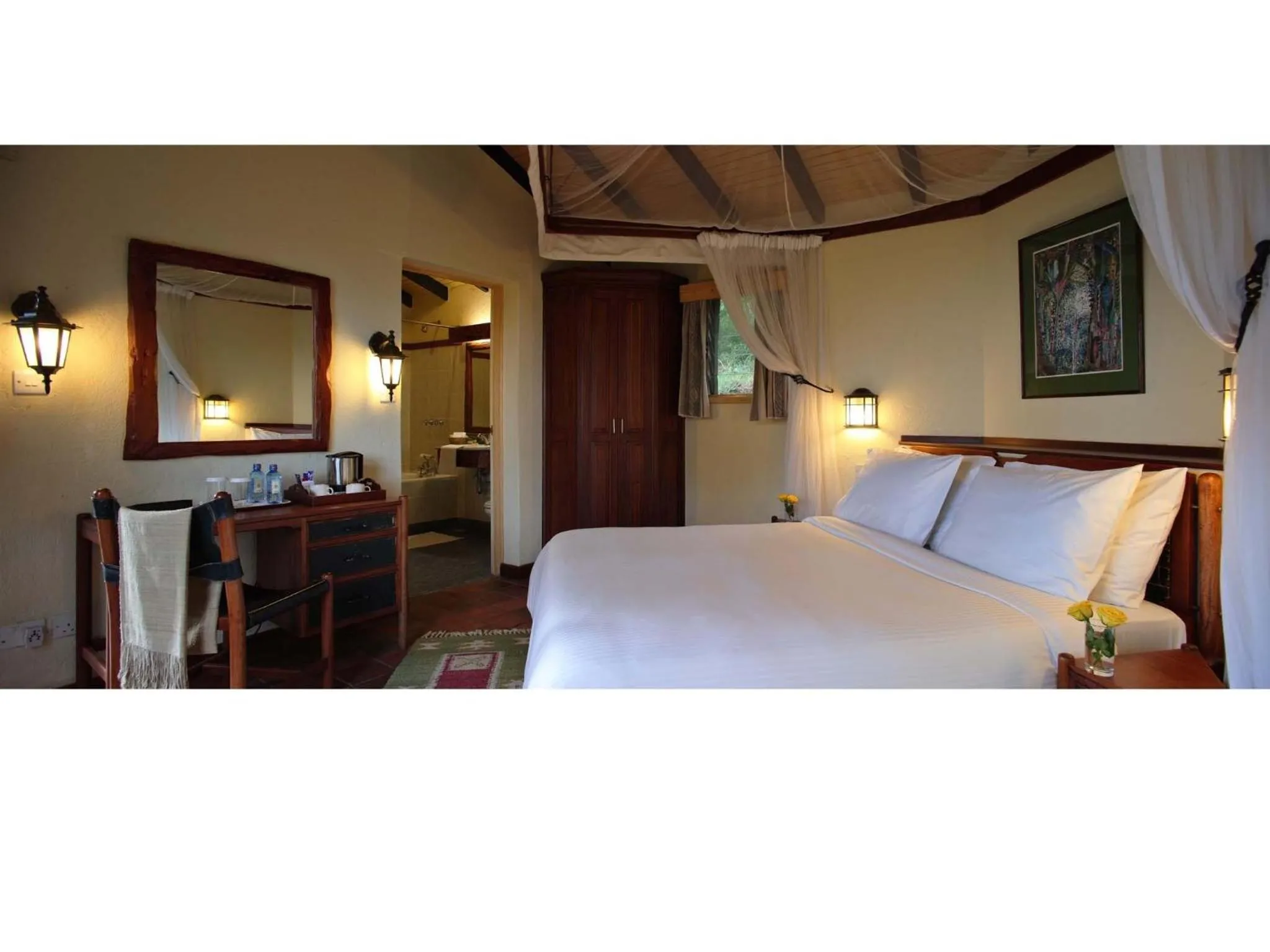 Bedroom, Bed in Sarova Lion Hill Game Lodge