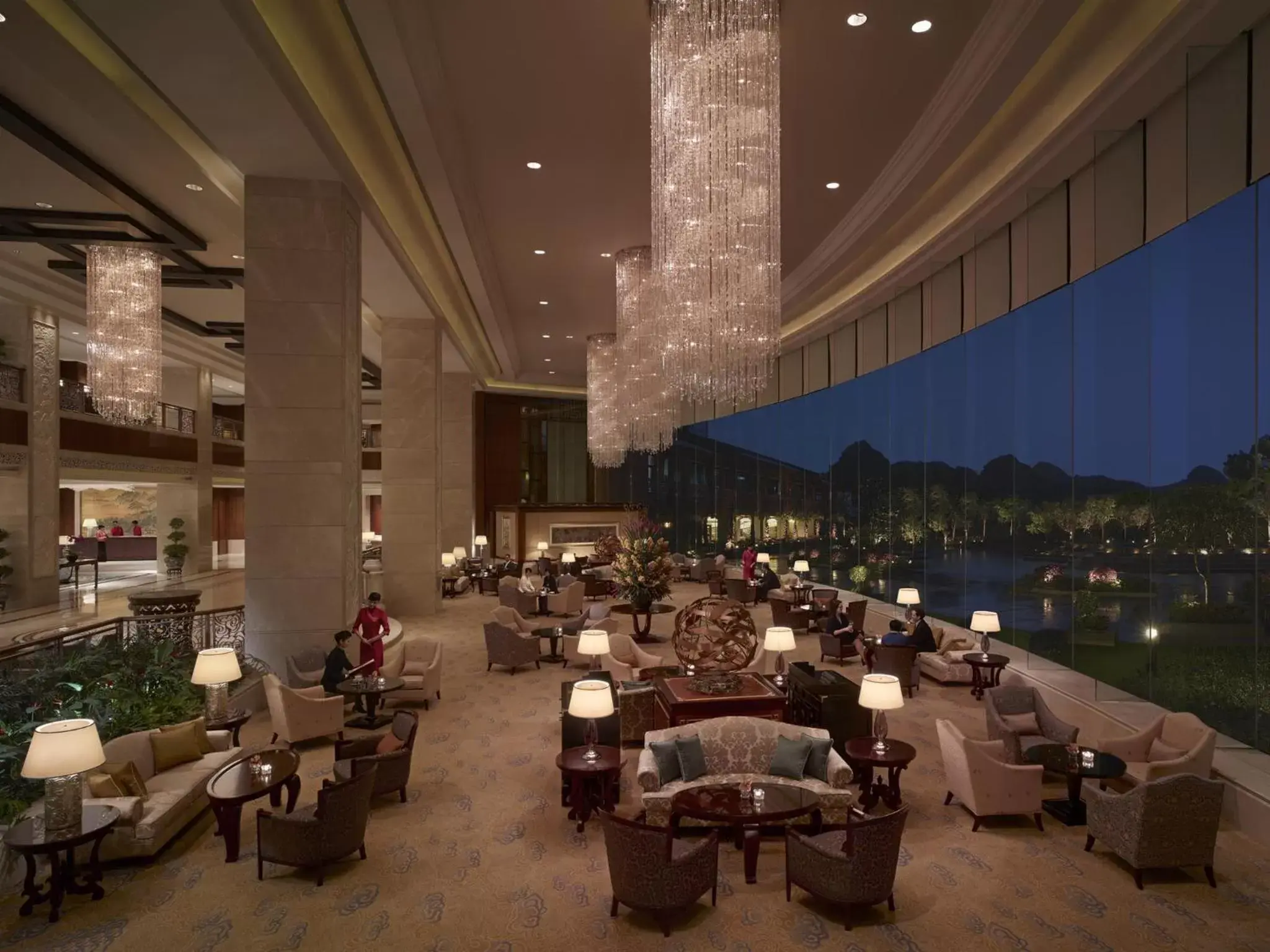 Lounge or bar, Restaurant/Places to Eat in Shangri-La Guilin