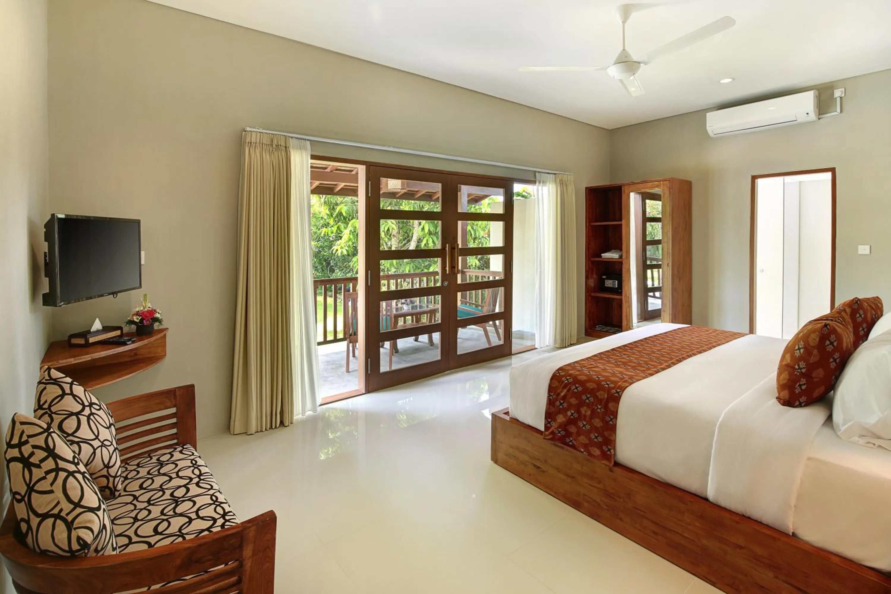 Bedroom, Bed in Sativa Villas Ubud with Private Pool