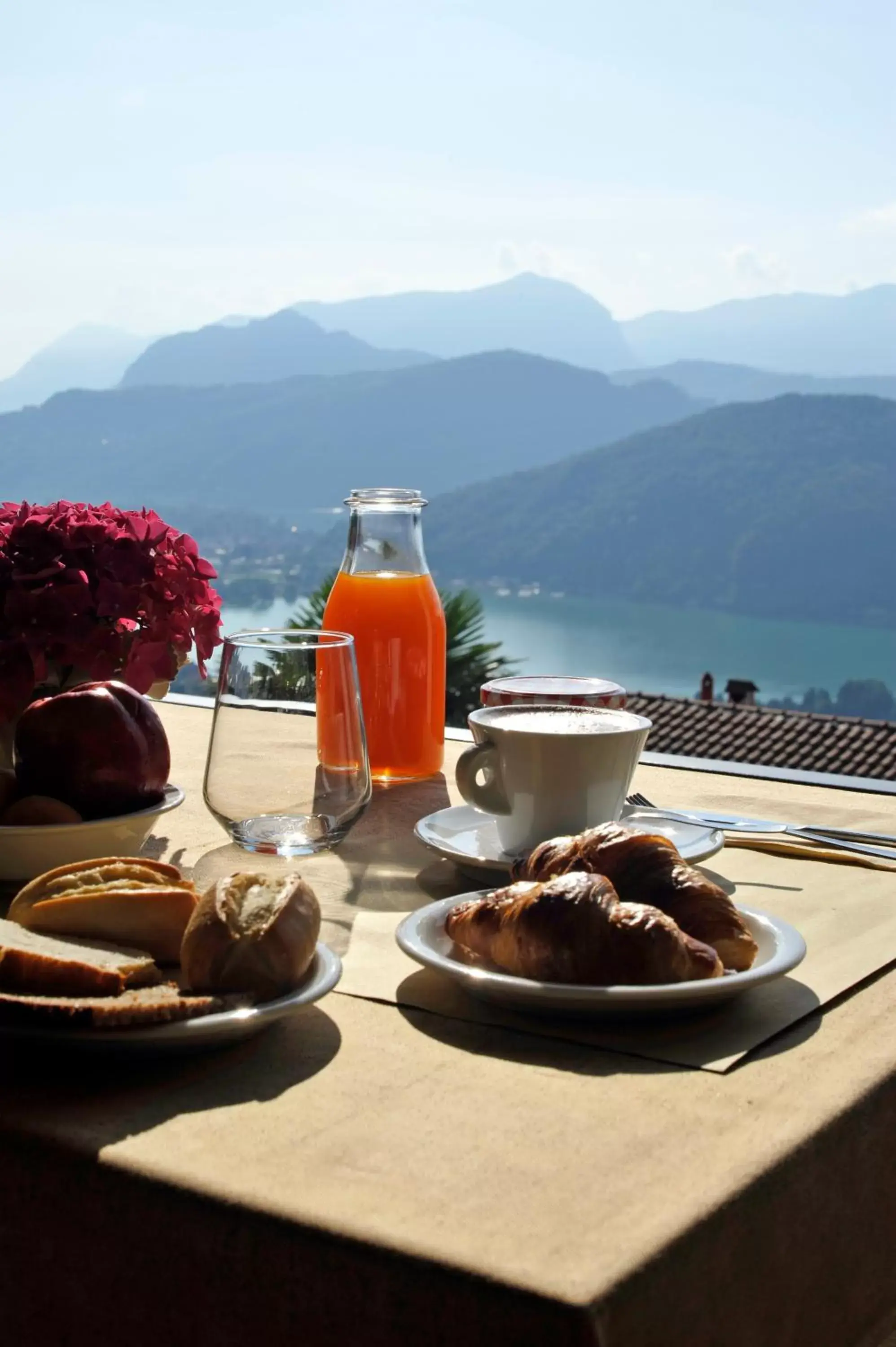 Continental breakfast in Hotel Ristorante Stampa