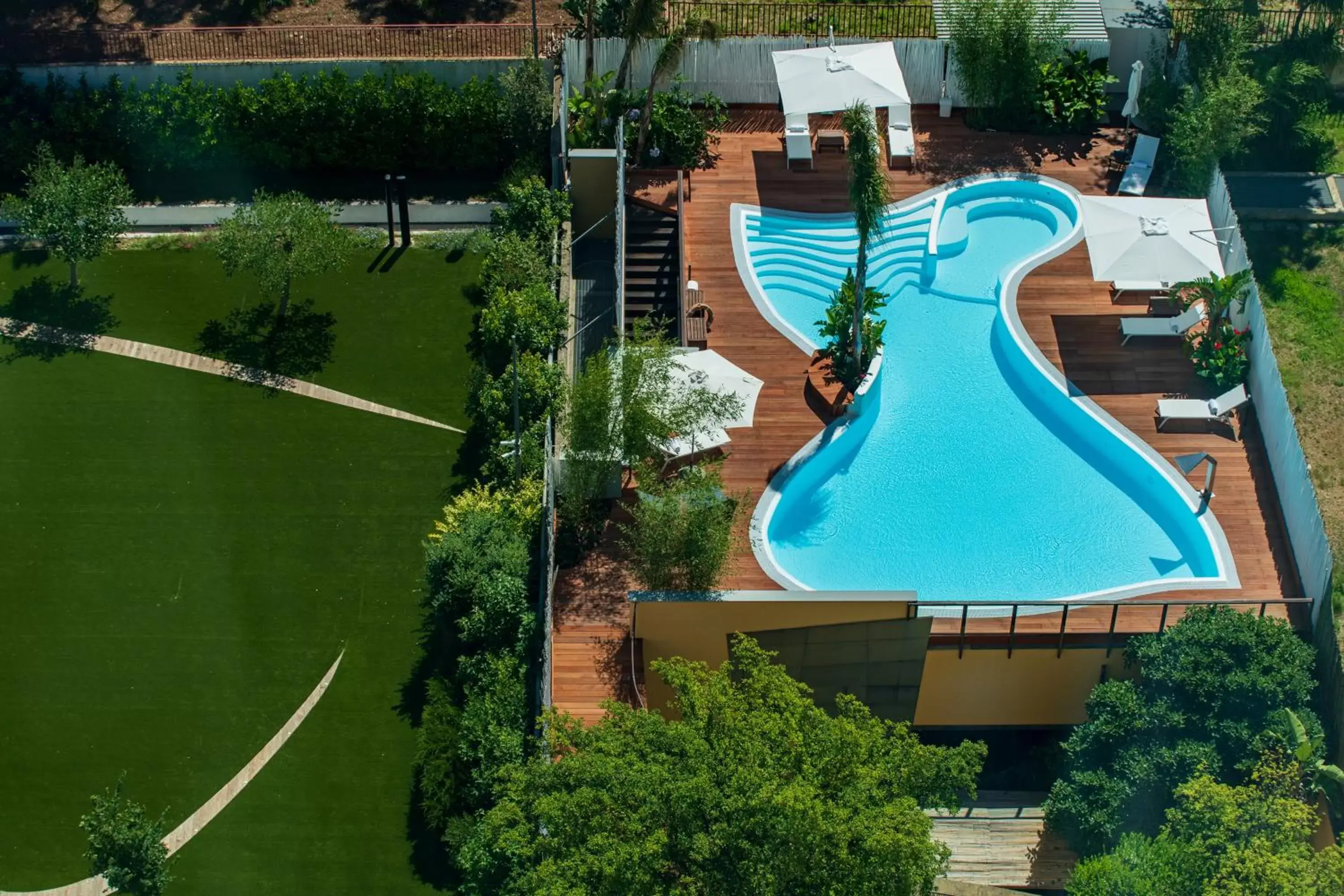 Pool View in Hi Hotel Bari