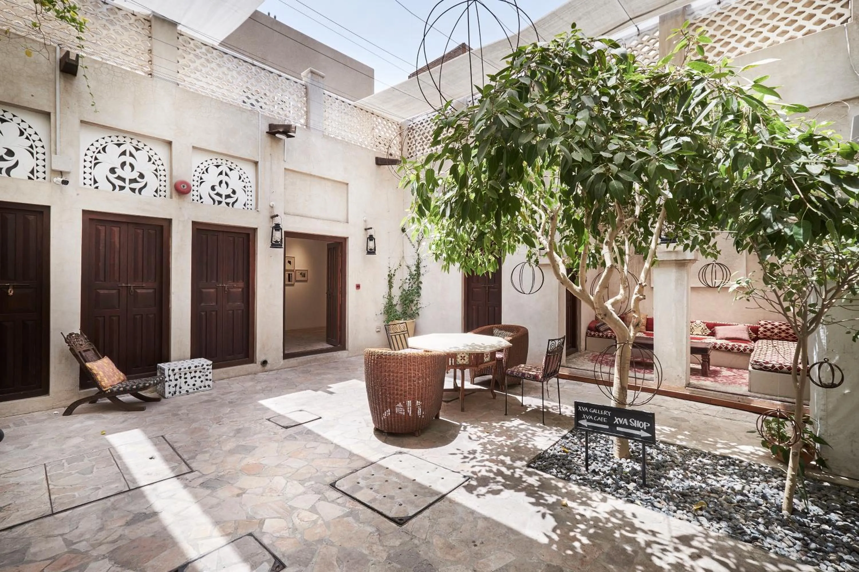 Patio in XVA Art Hotel