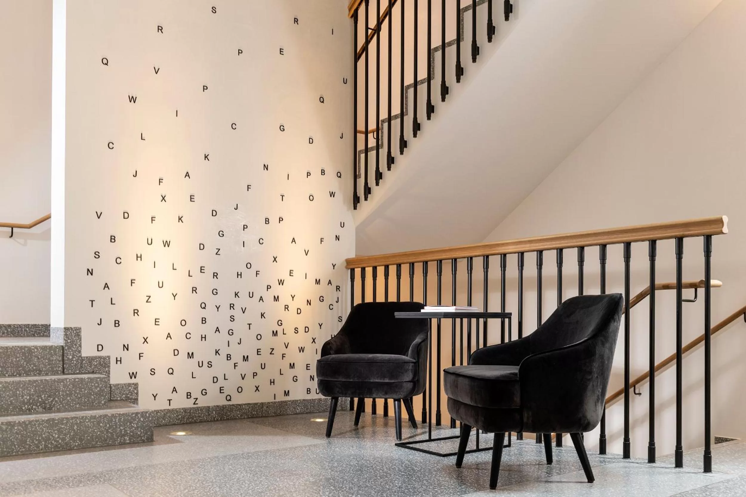 Seating area in Hotel Schillerhof, Weimar