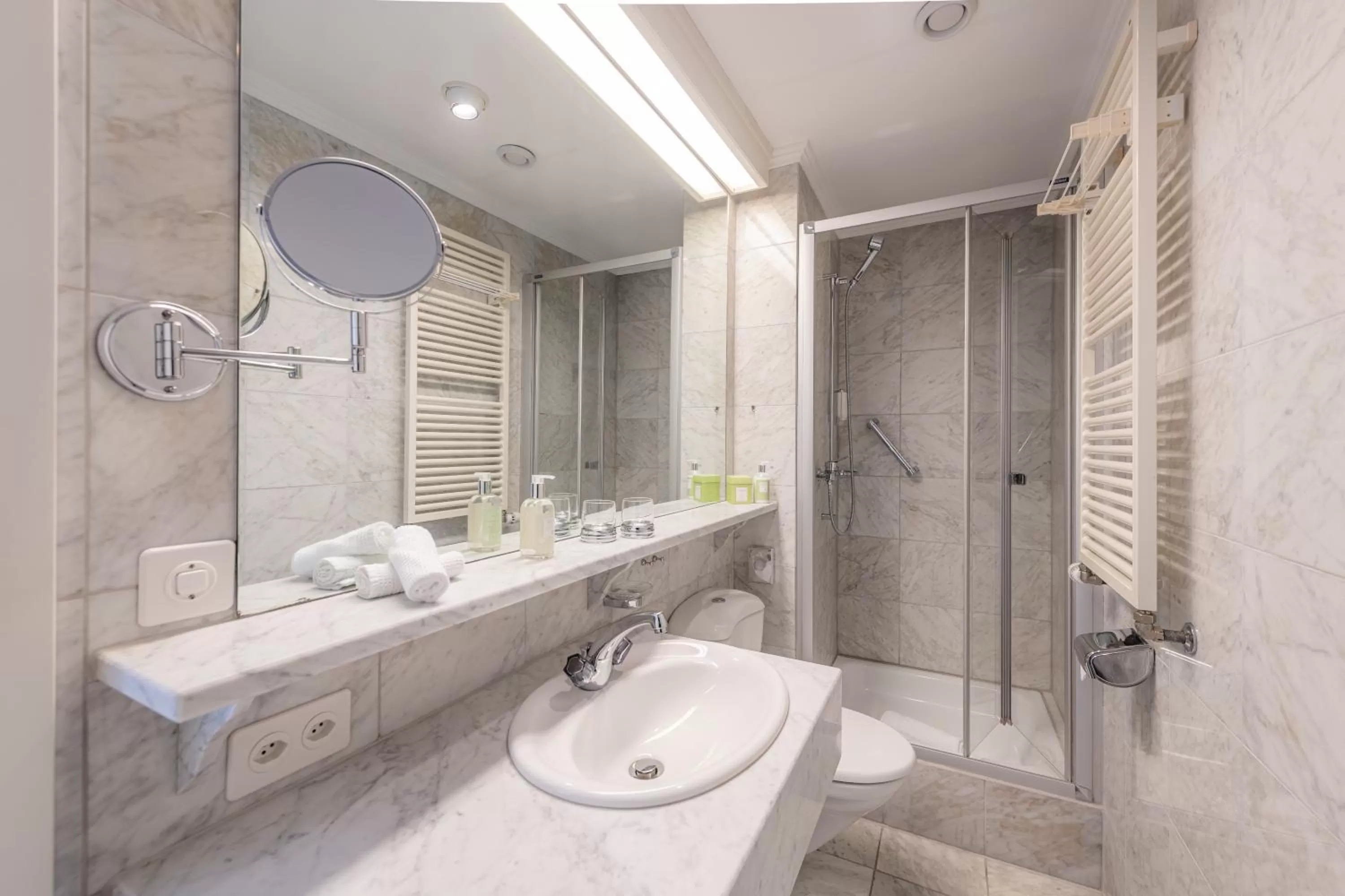 Bathroom in Romantik Hotel Schweizerhof & Spa Flims