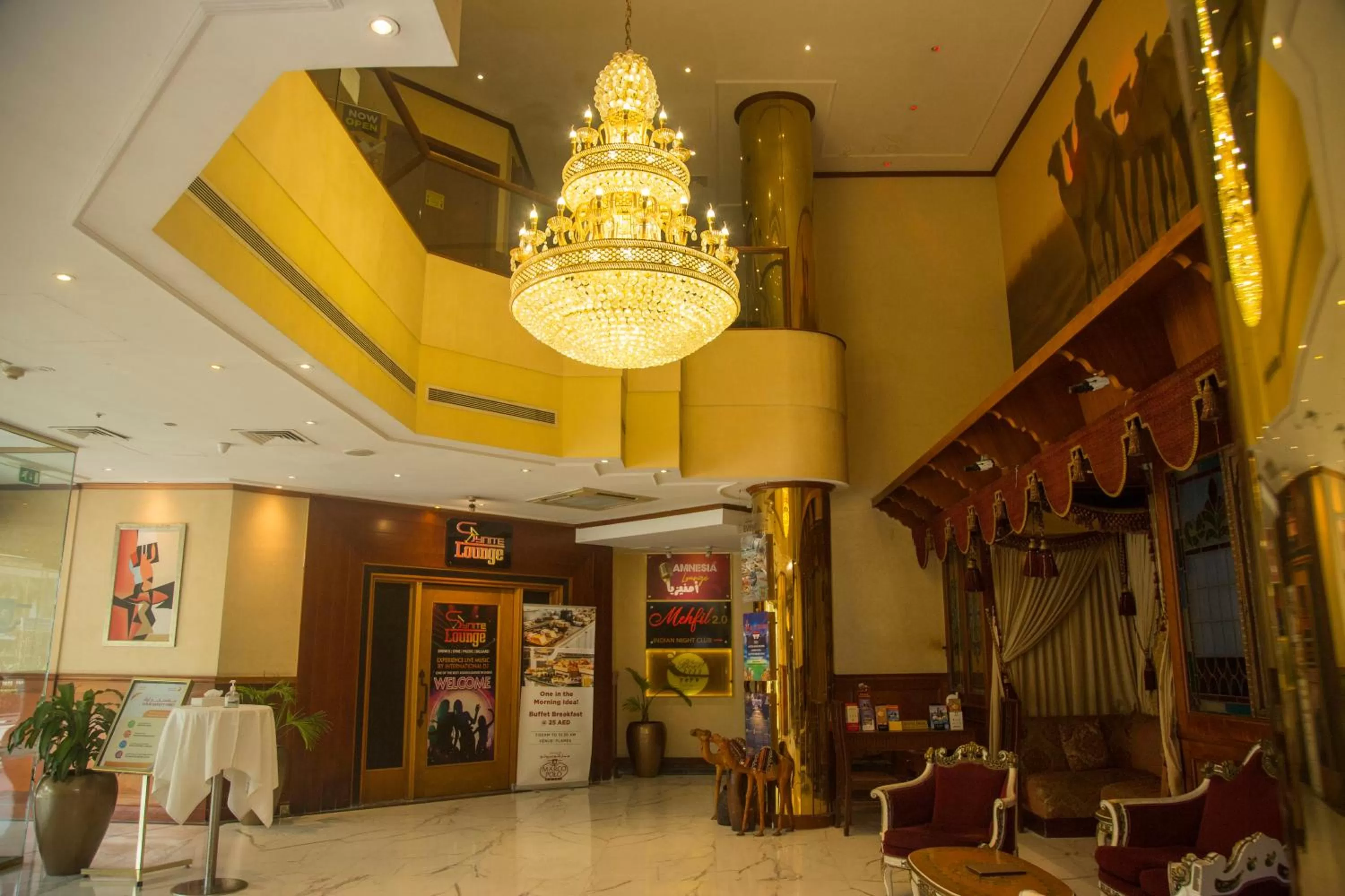 Lobby or reception in Marco Polo Hotel