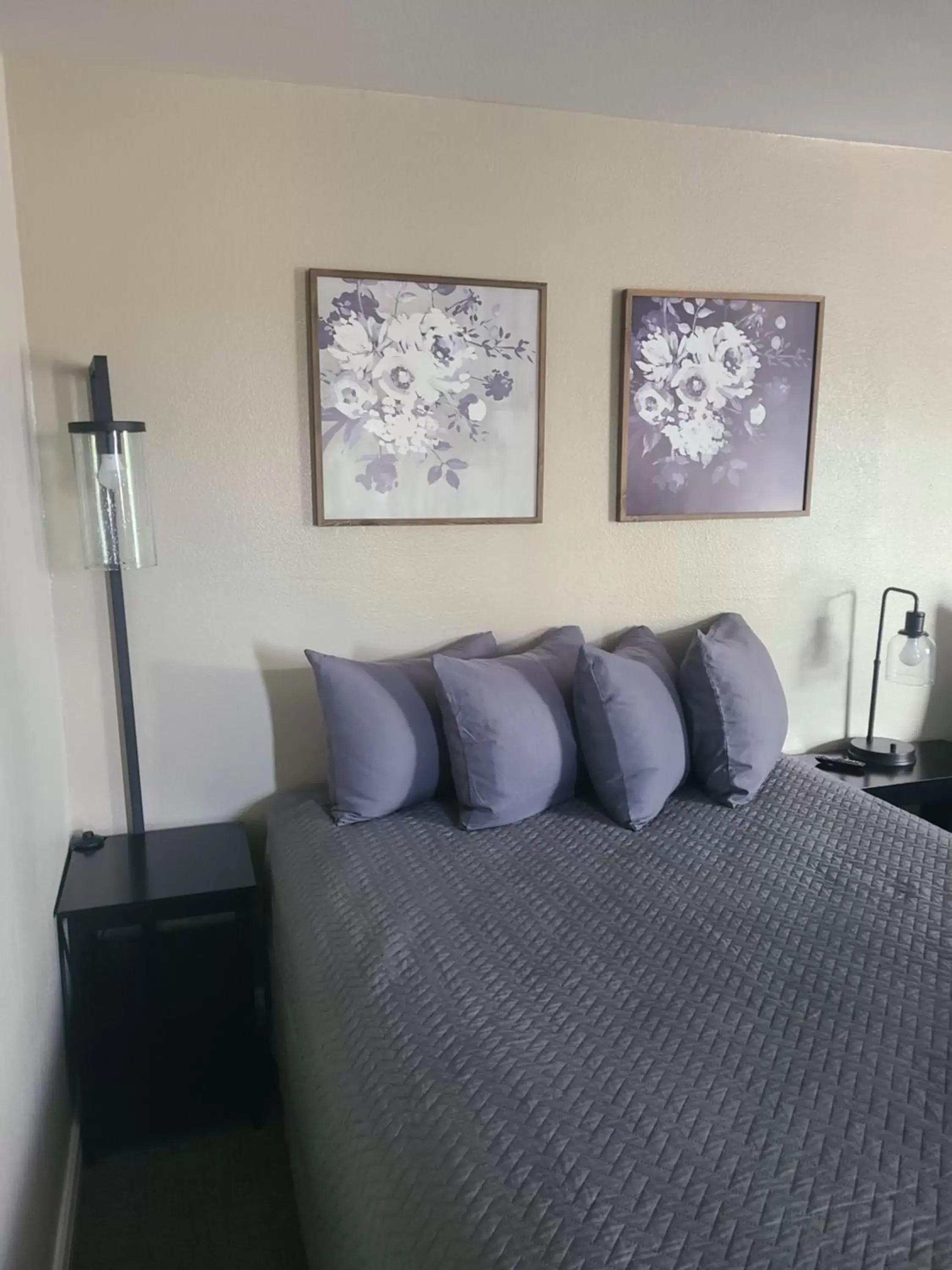 Bed, Seating Area in Red Rock Motel