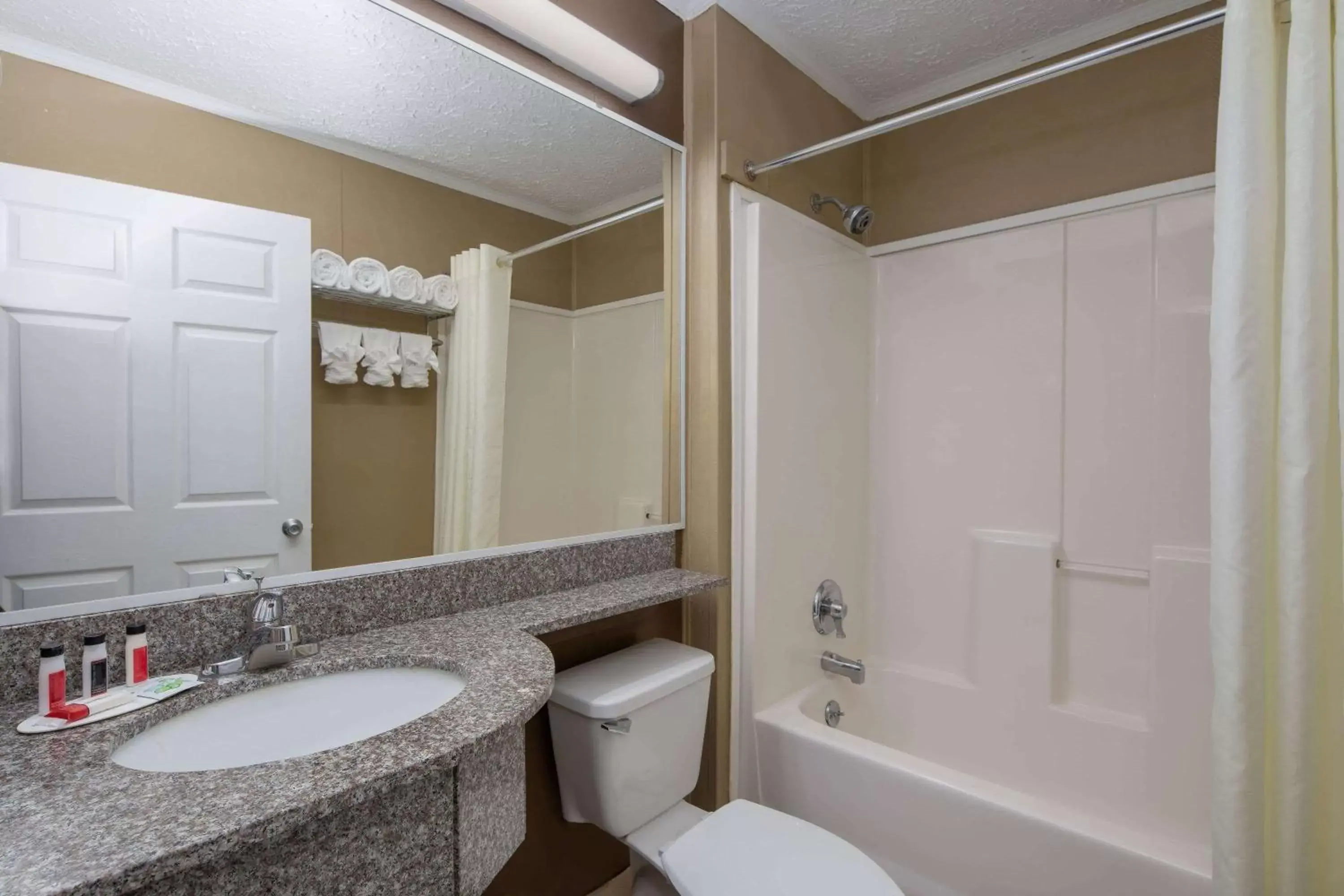 Bathroom in Microtel Inn & Suites by Wyndham Columbia Fort Jackson N