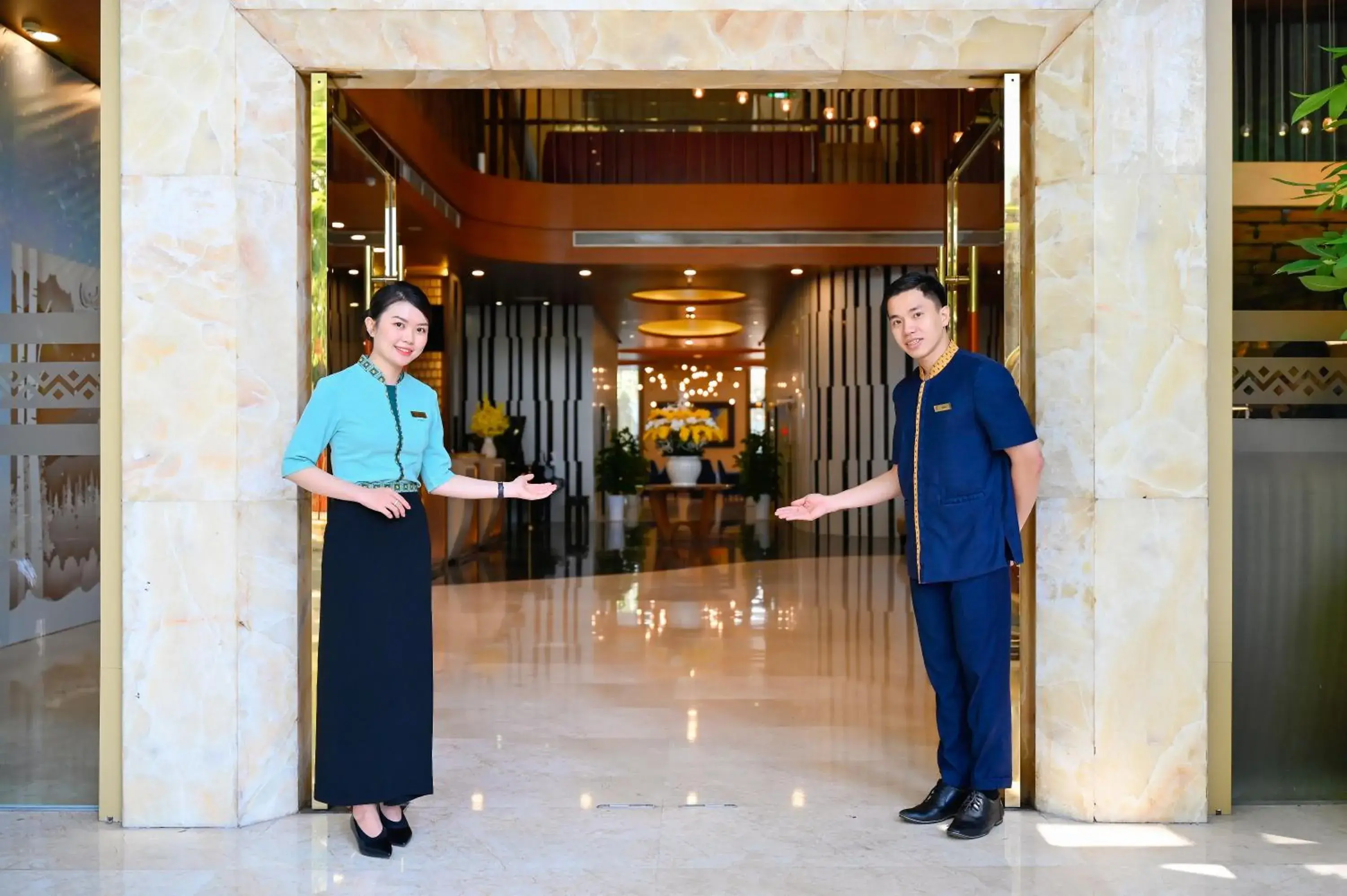 Staff in Muong Thanh Grand Saigon Centre Hotel