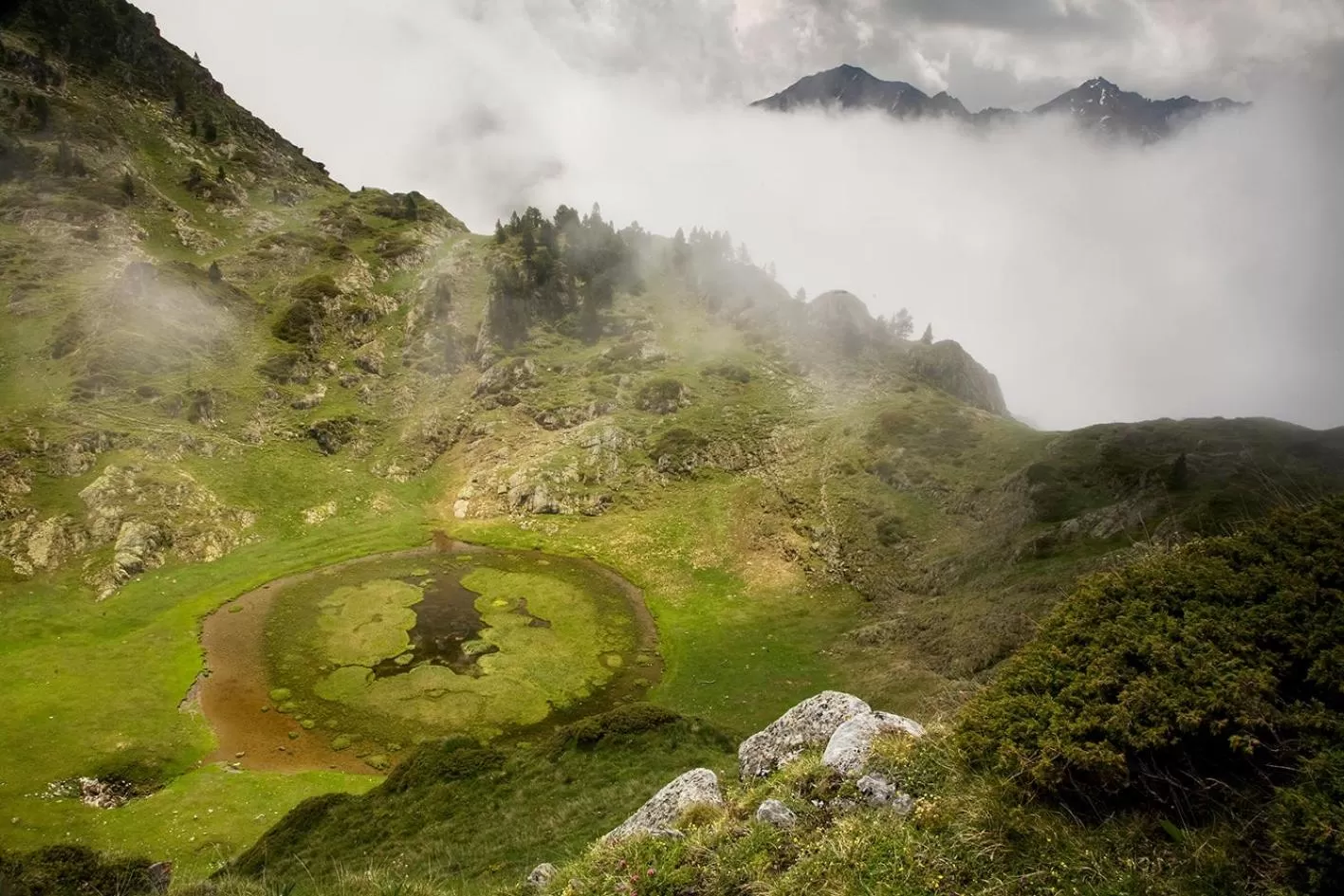 Natural landscape in Hotel Restaurant Les Brases