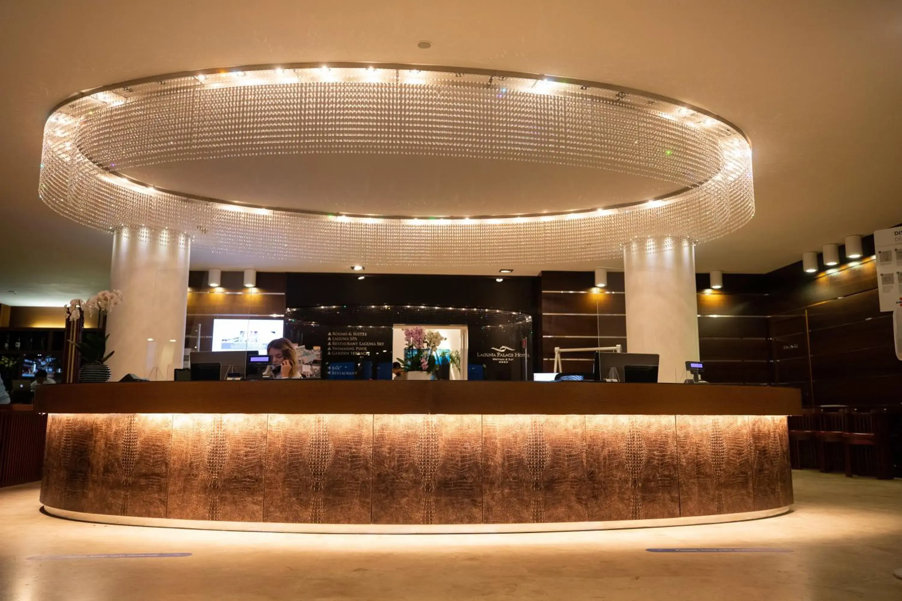 Lobby or reception in Laguna Palace Hotel Grado