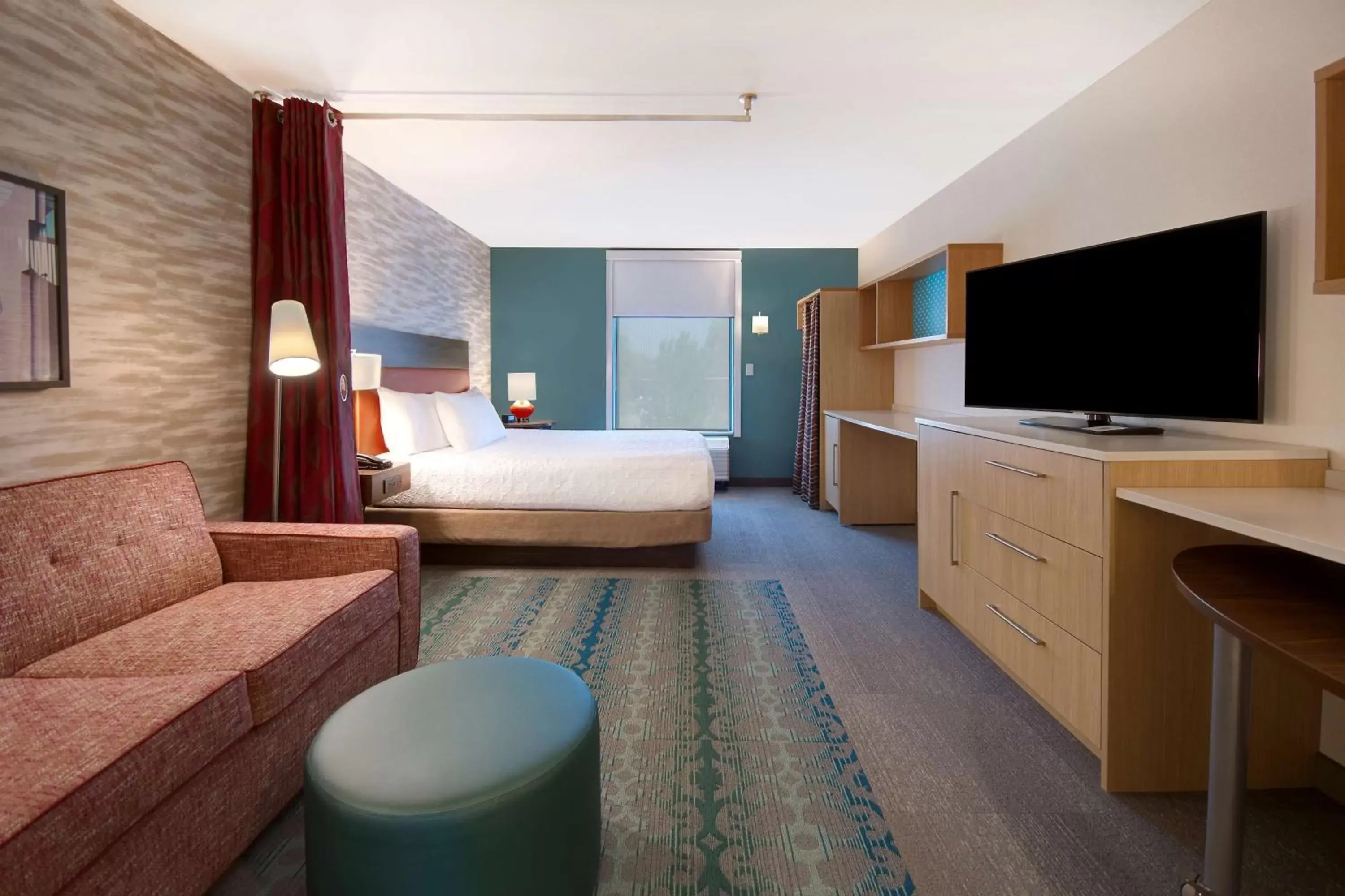 Living room, Bed in Home2 Suites By Hilton Waco Living room, Bed in Home2 Suites By Hilton Waco