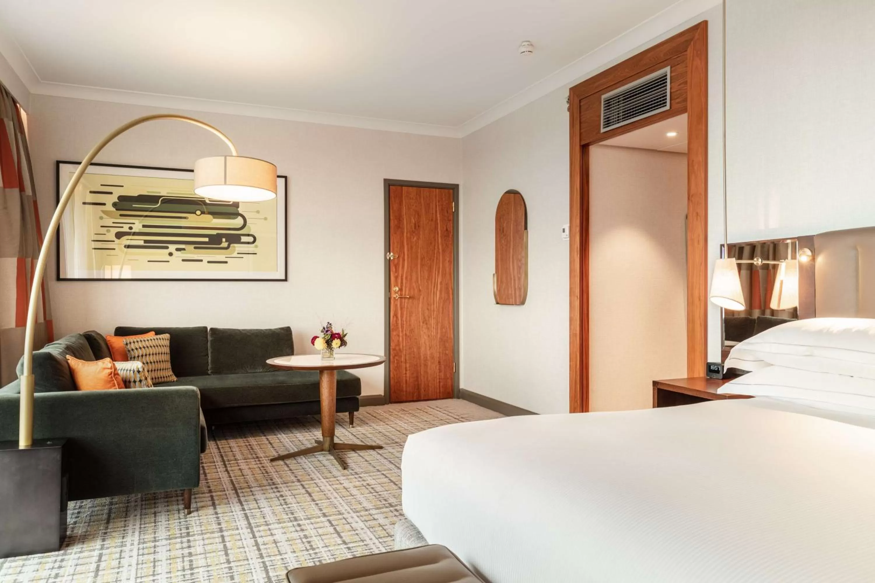 Bed in Hilton Amsterdam