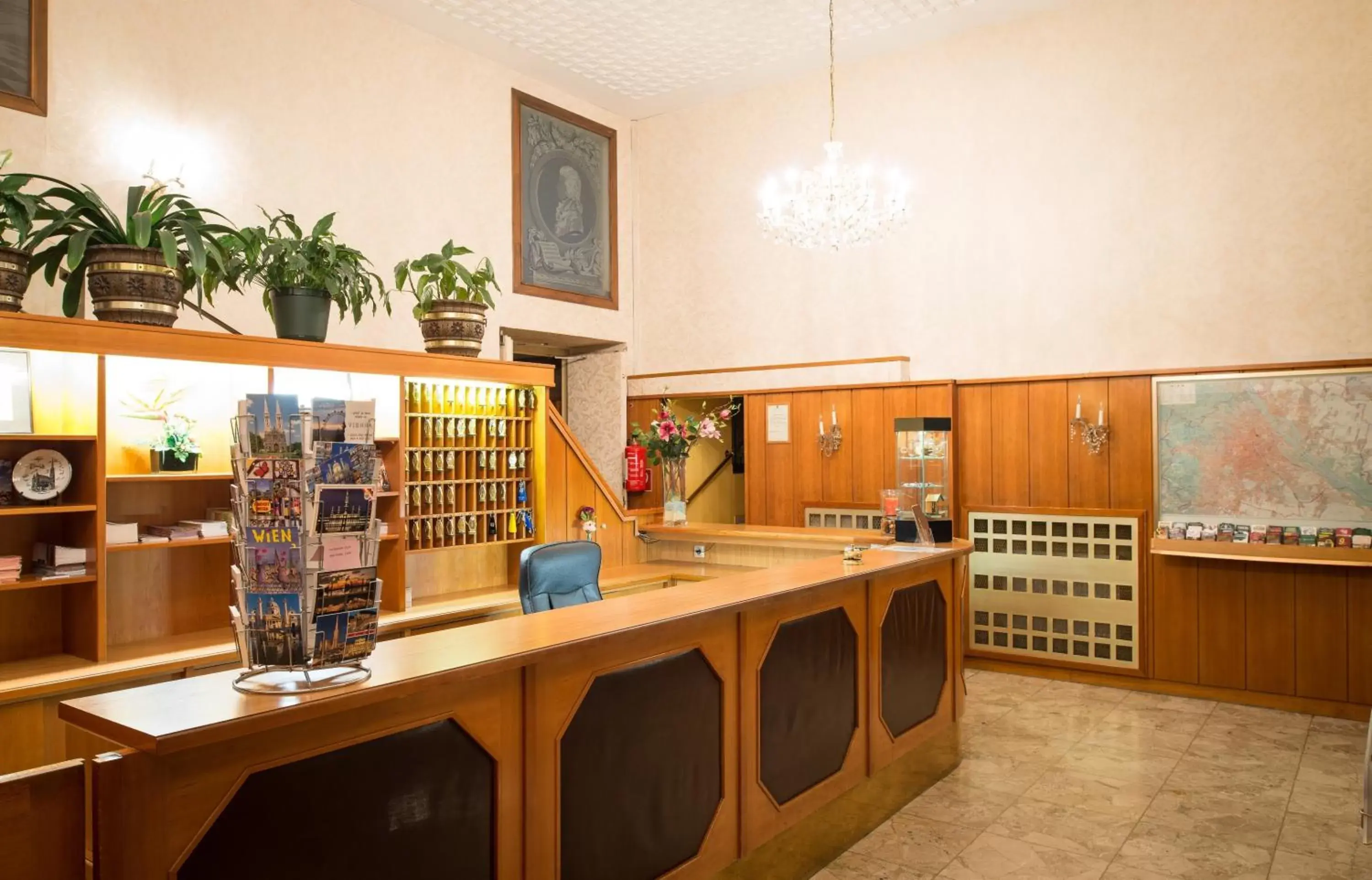 Lobby or reception in Hotel Mozart Lobby or reception in Hotel Mozart