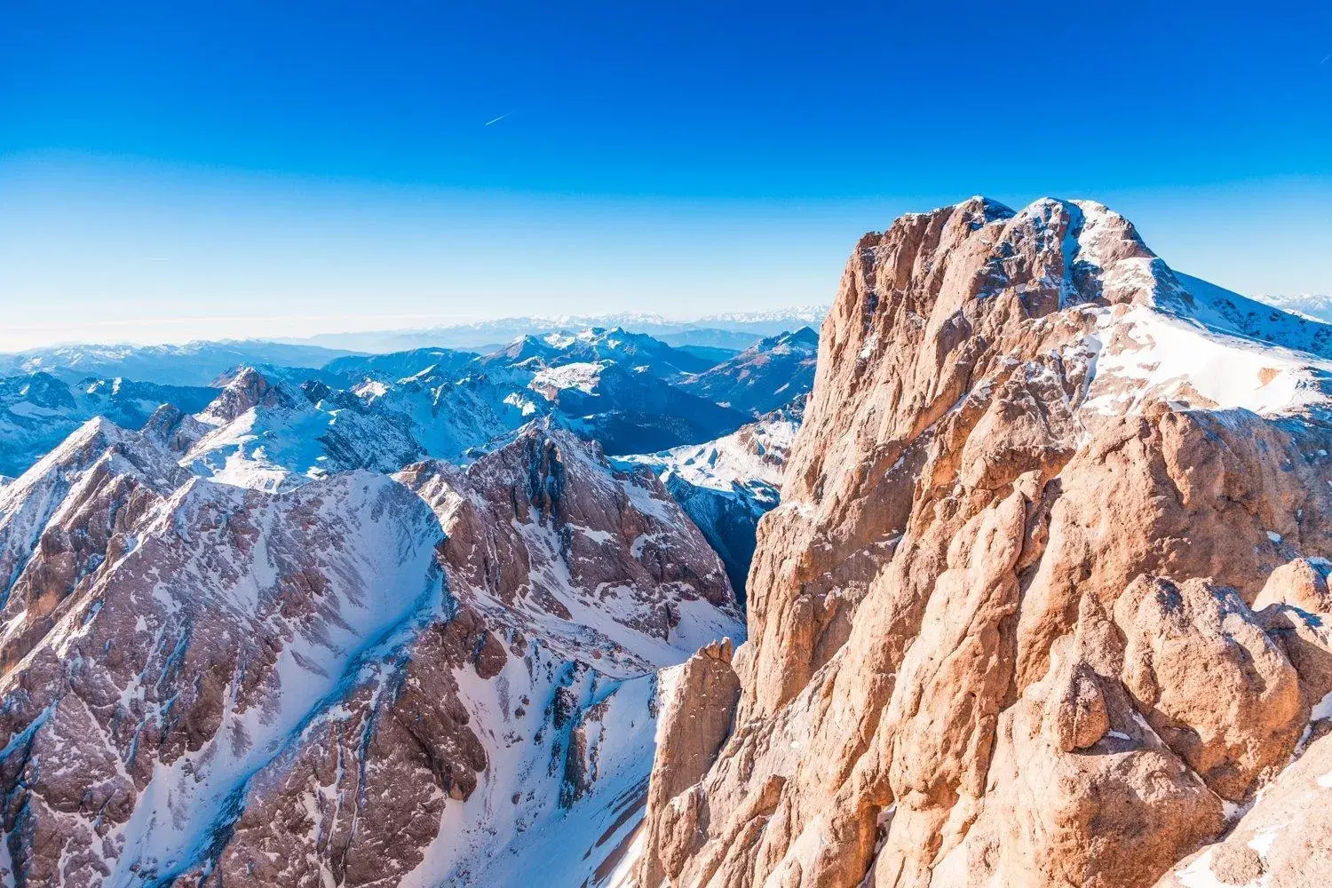 Natural landscape, Winter in Hotel Club Regina E Fassa