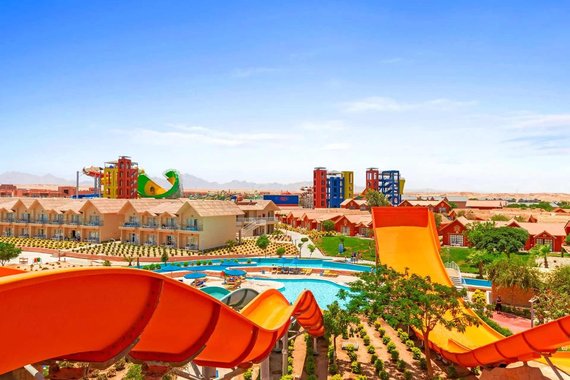 Aqua park in Neverland City Hurghada - Pickalbatros
