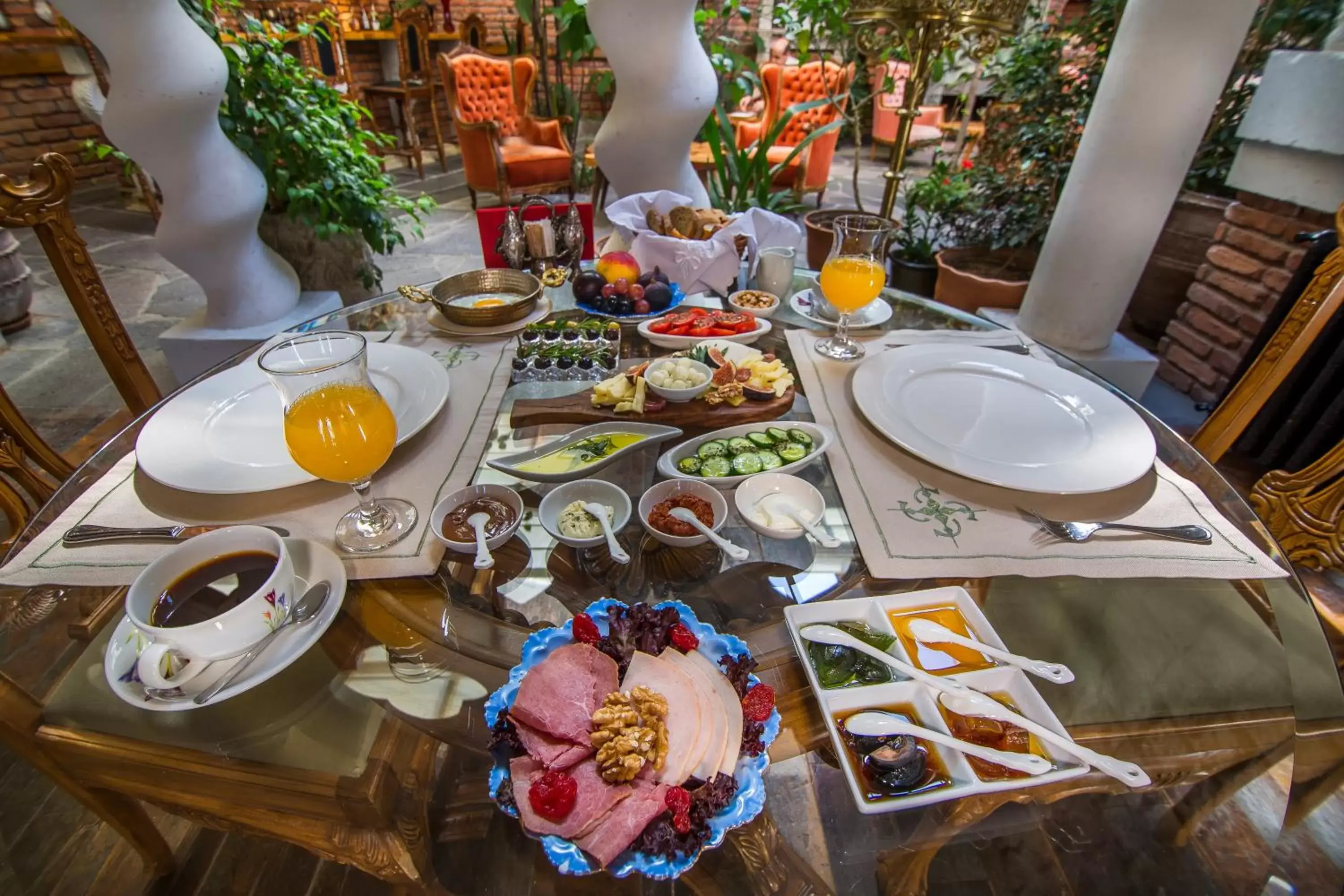 Food close-up in Sacred House Food close-up in Sacred House