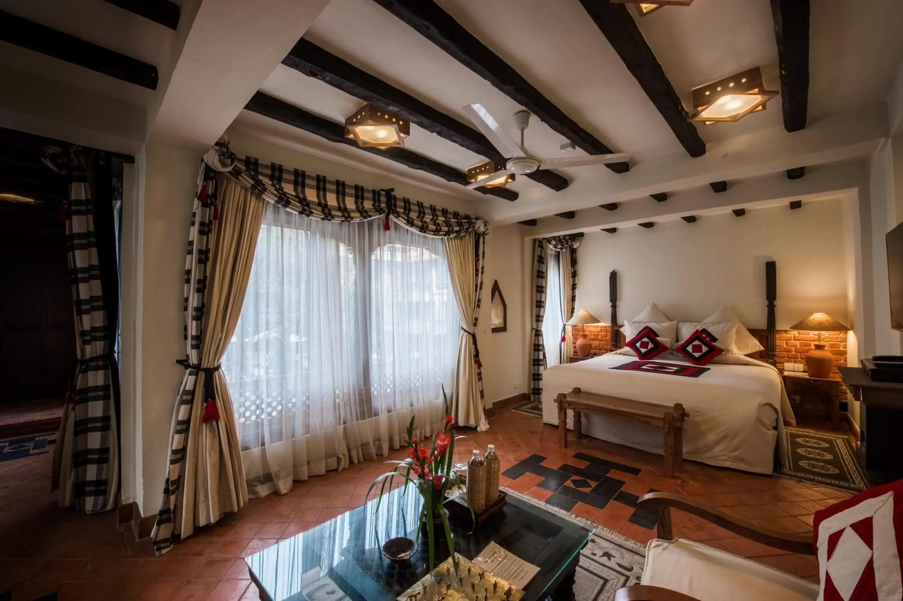 Bedroom, Seating Area in The Dwarika's Hotel