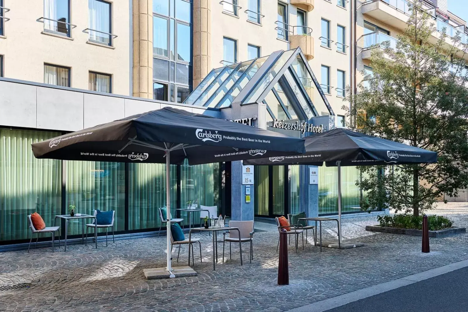 Balcony/Terrace in Keizershof Hotel Aalst