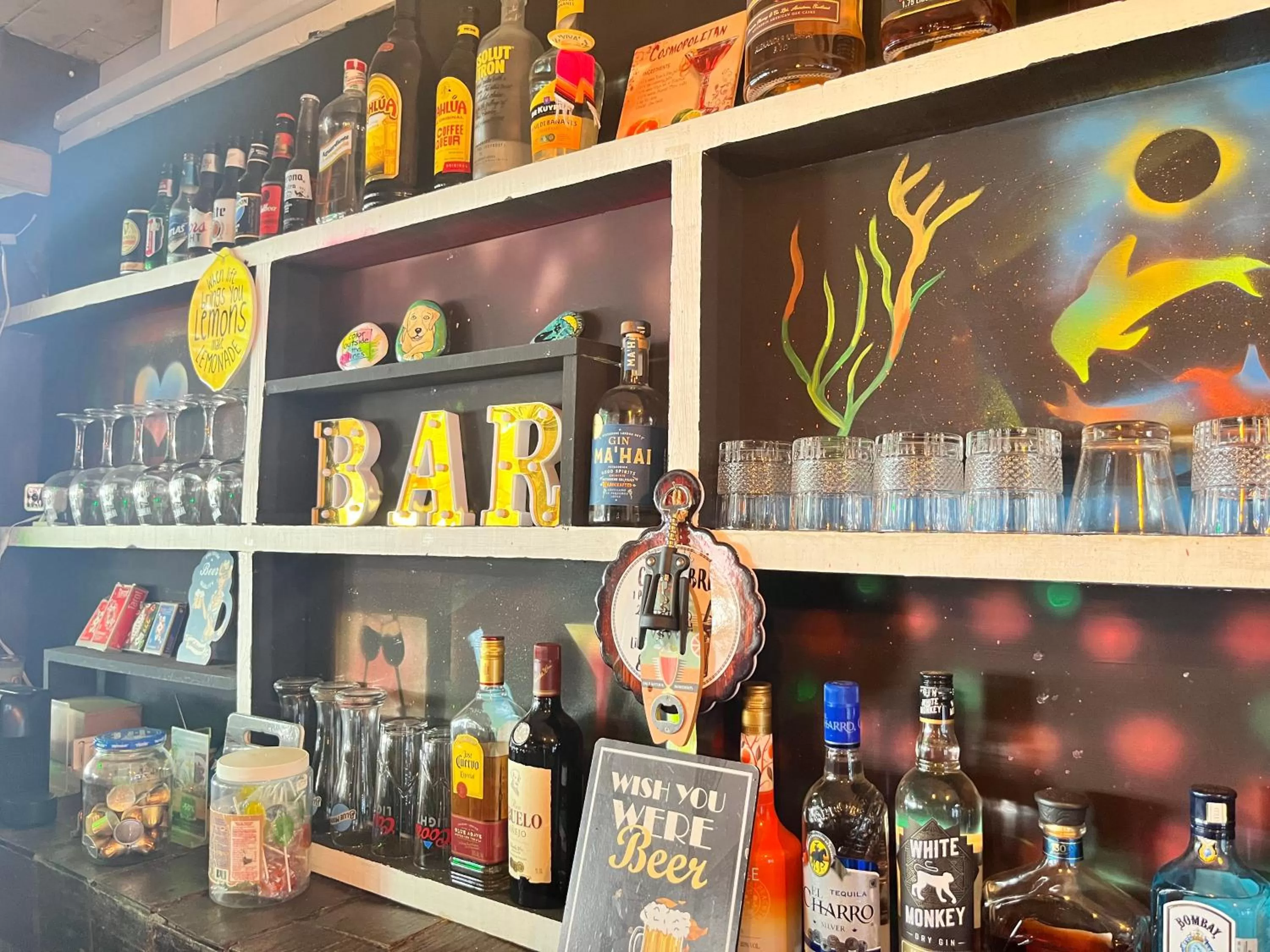 Lounge or bar in La Casa Corazón