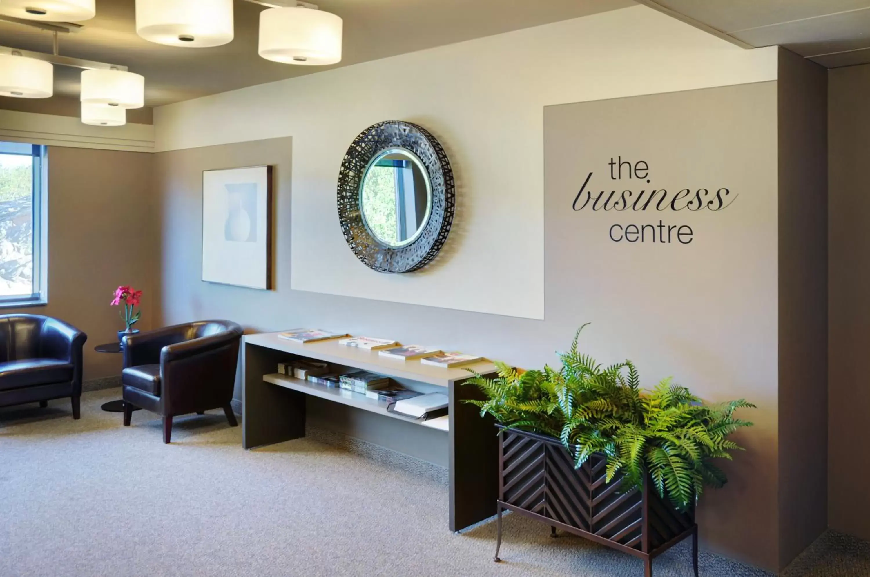 Business facilities, Lobby/Reception in Travelway Inn Sudbury