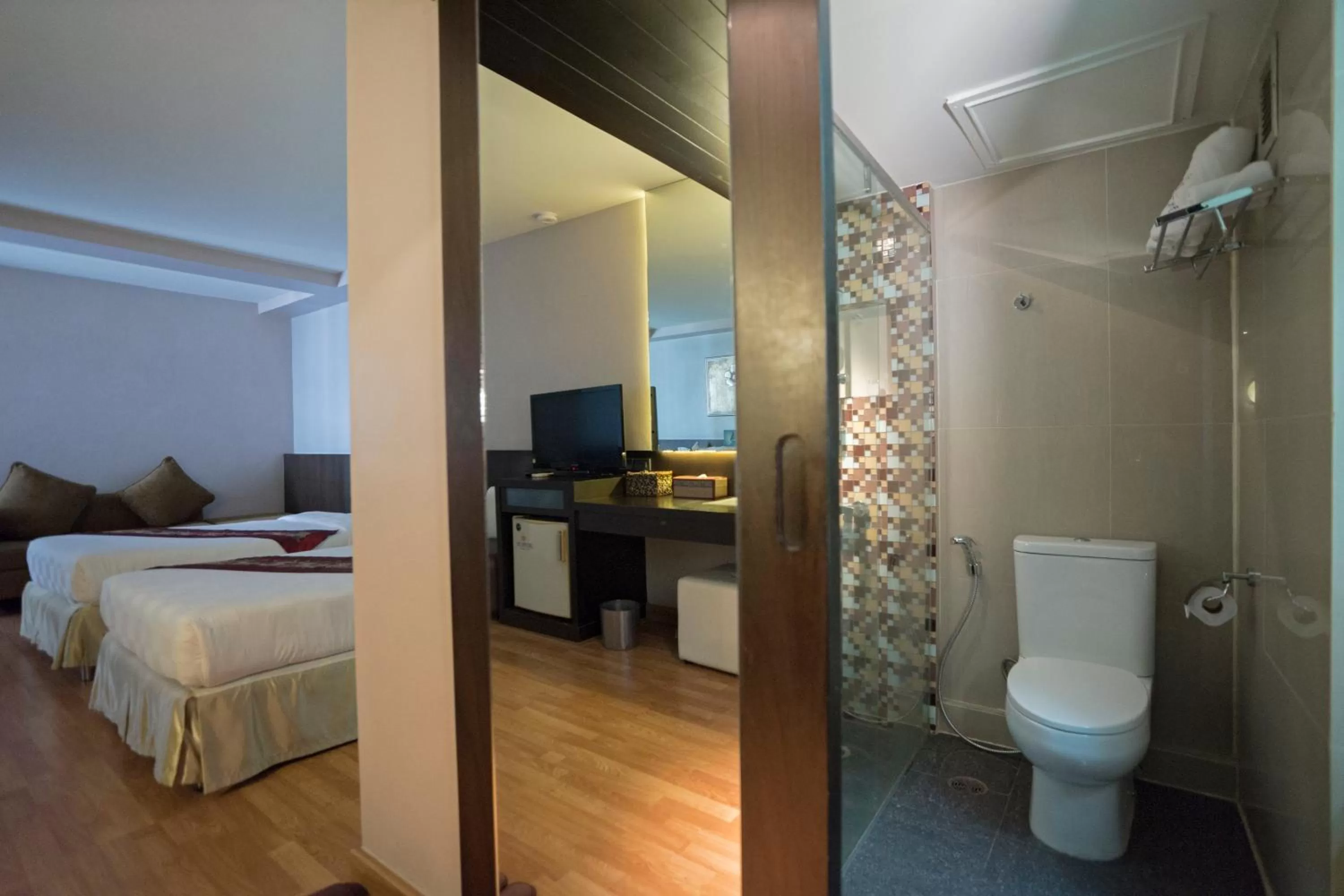 Bed in Kiss Gardenhome Chic Hotel