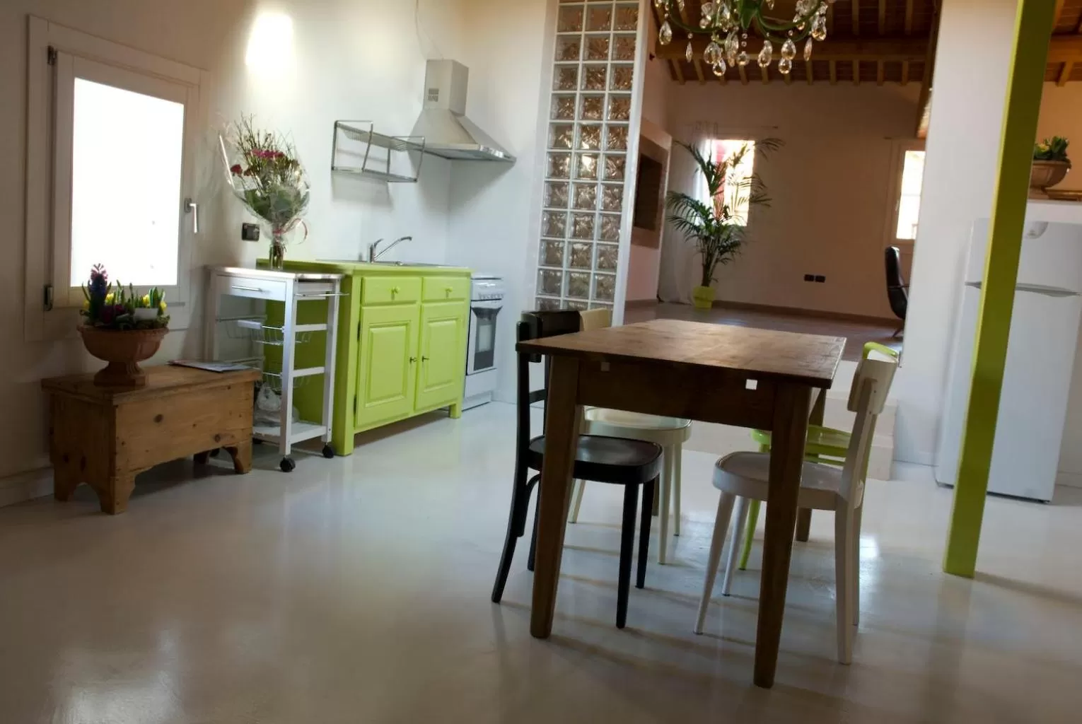 Communal kitchen in B&B Cittabella