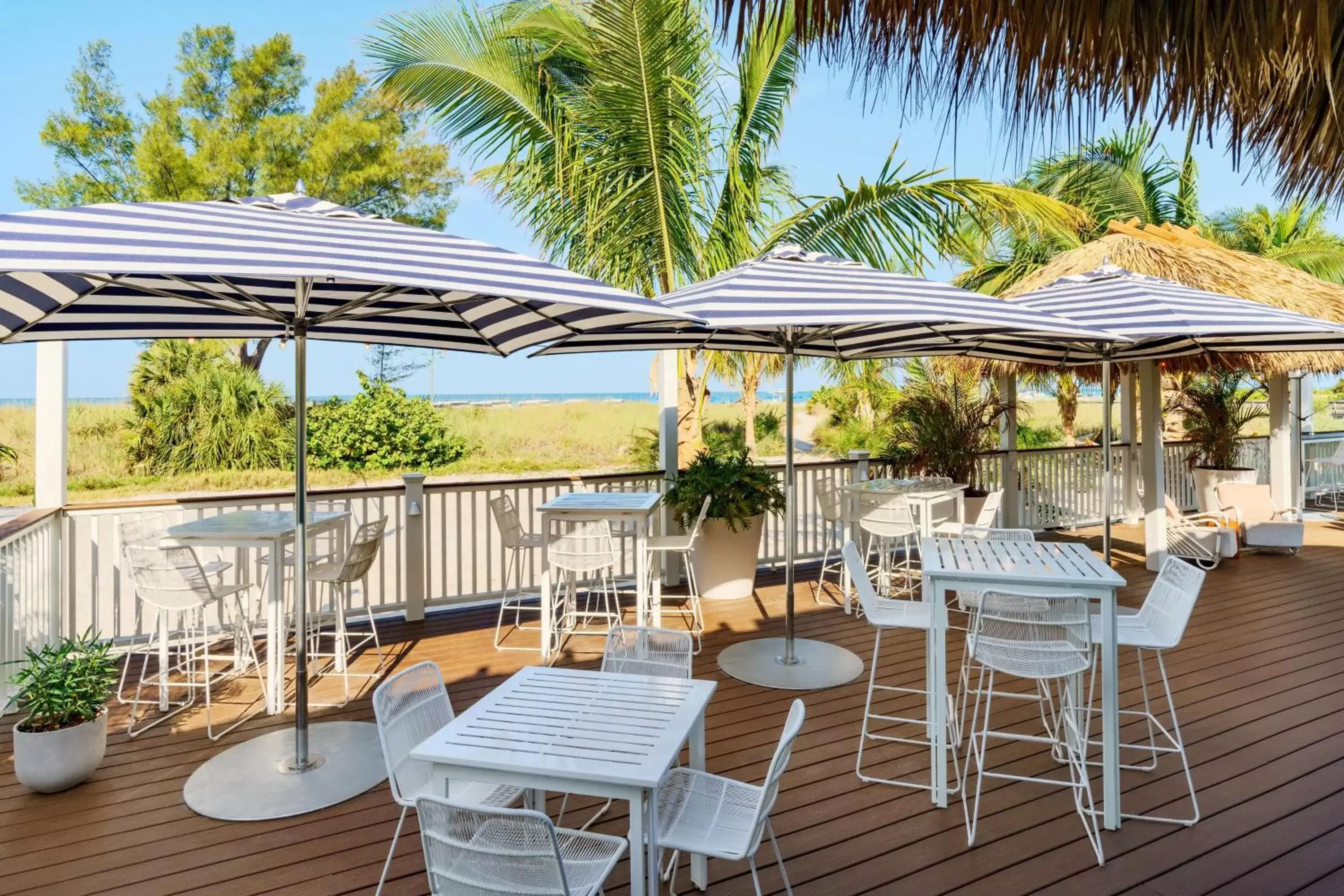 Patio, Restaurant/Places to Eat in Hilton Garden Inn St. Pete Beach, FL