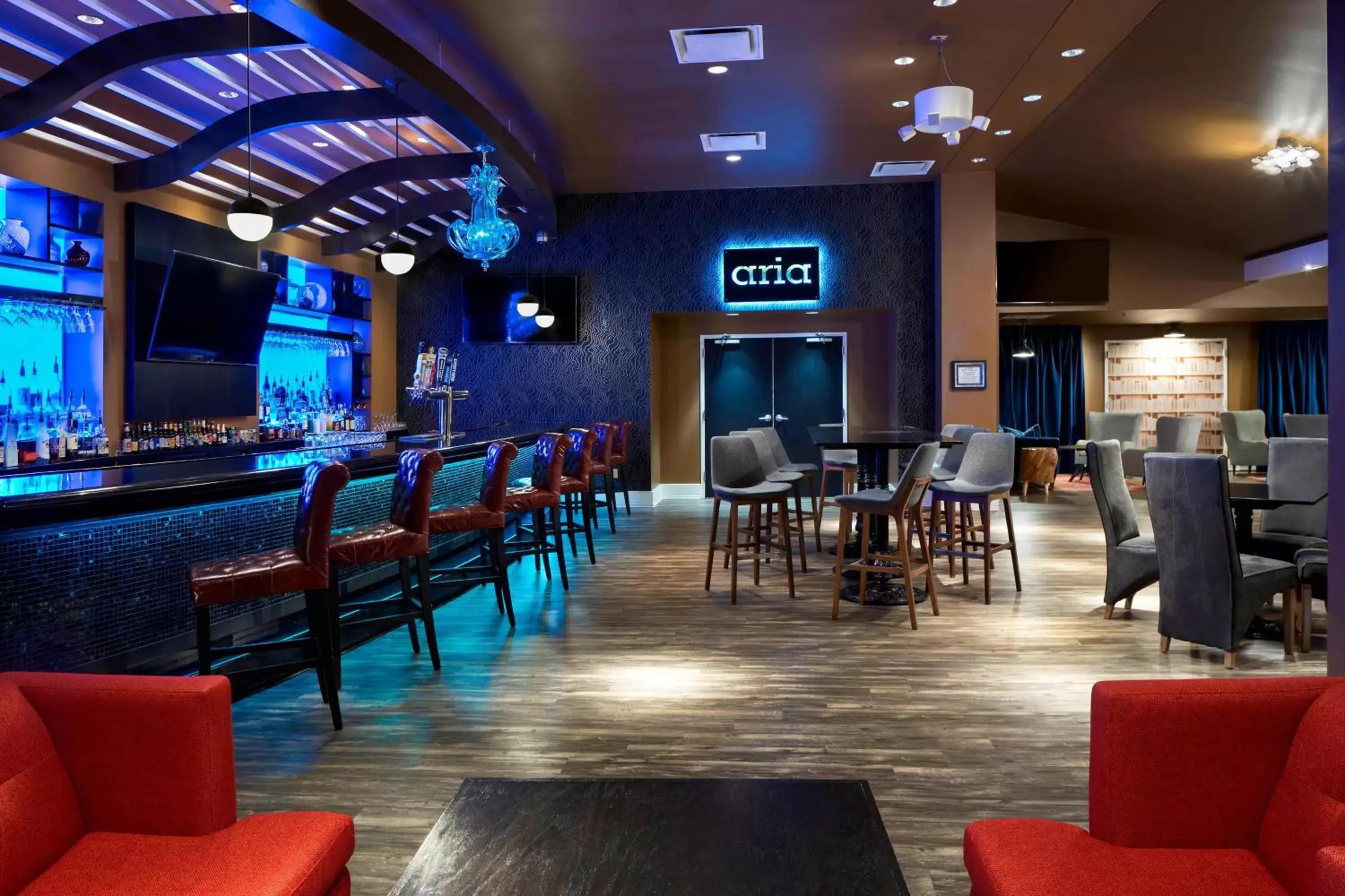 Lounge or bar, Restaurant/Places to Eat in Sheraton Oklahoma City Downtown Hotel