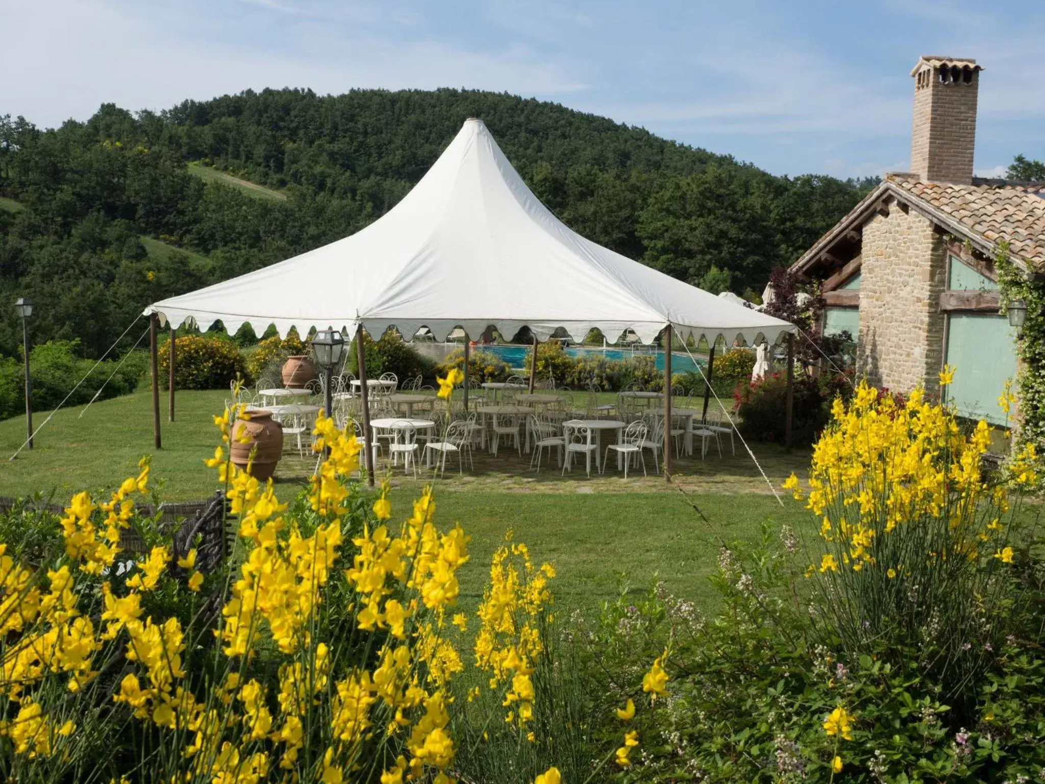 Garden, Banquet Facilities in Le Silve di Armenzano