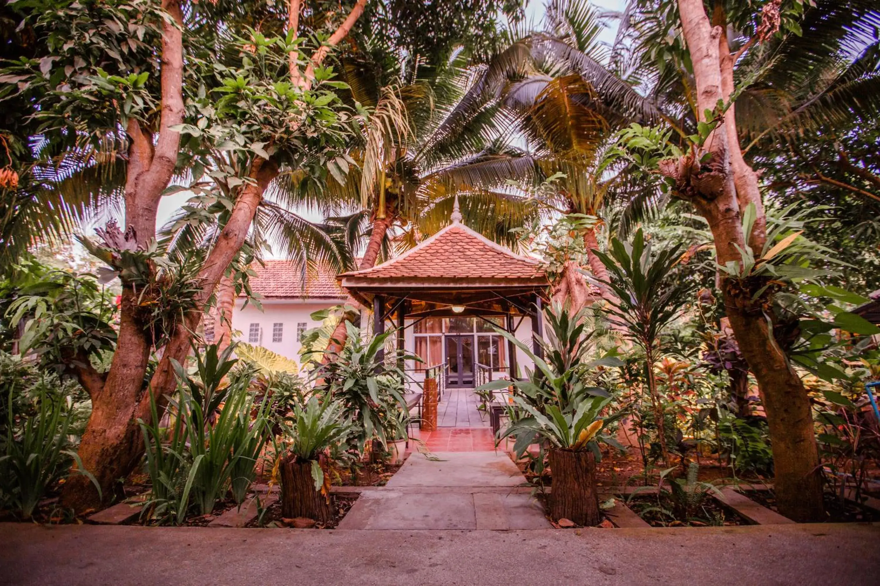 Garden view, Property Building in The Sanctuary Villa Battambang