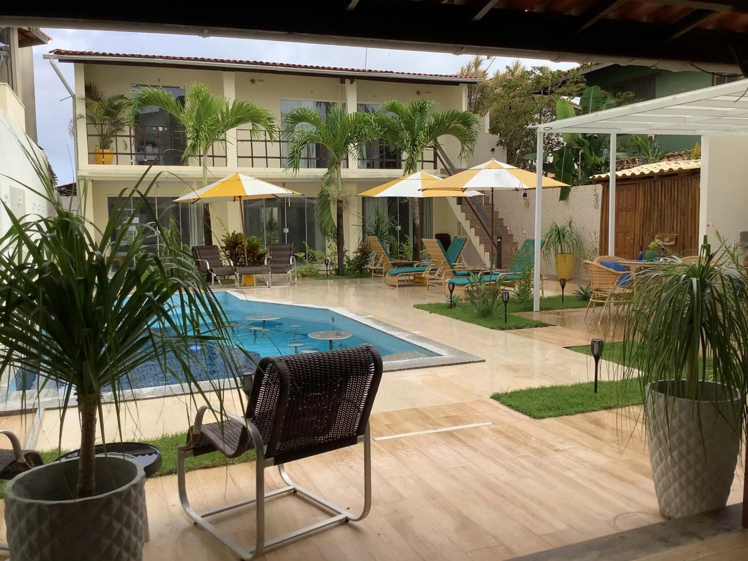 Patio, Swimming Pool in Pousada Villa Encantada LGBTQIAPlus