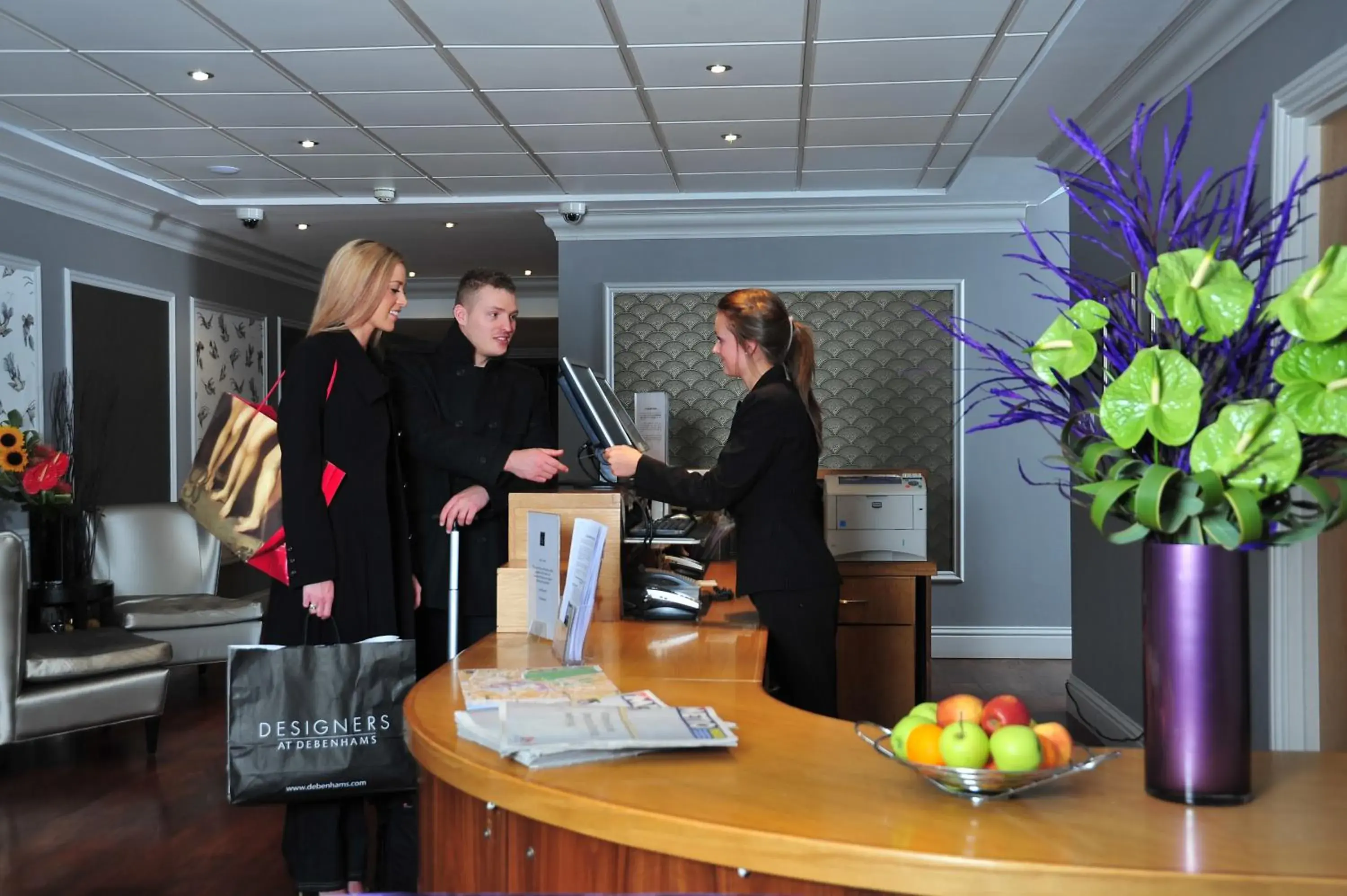 Lobby or reception in The Royal Hotel Cardiff