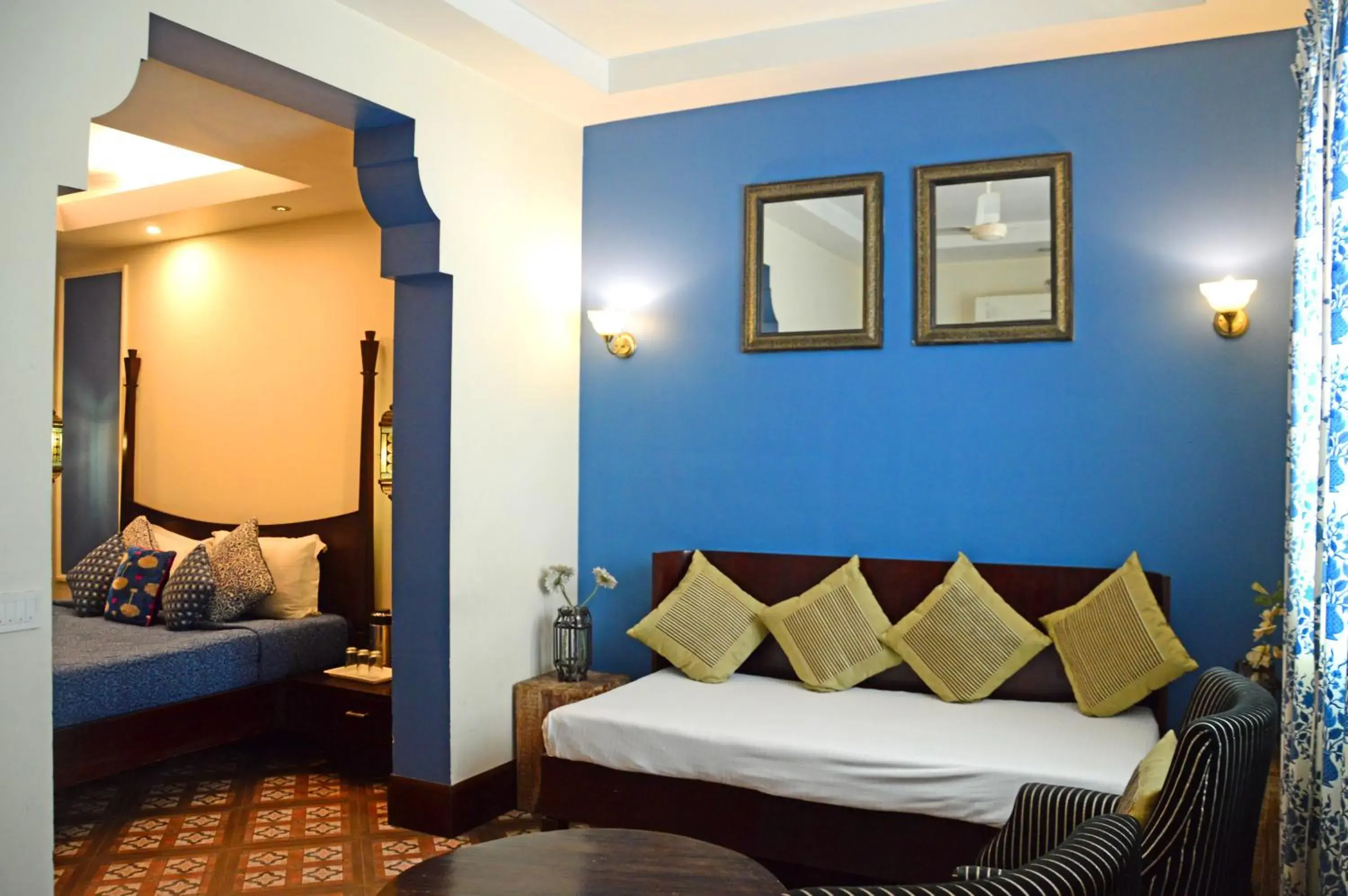 Bedroom, Seating Area in Hotel Ajanta