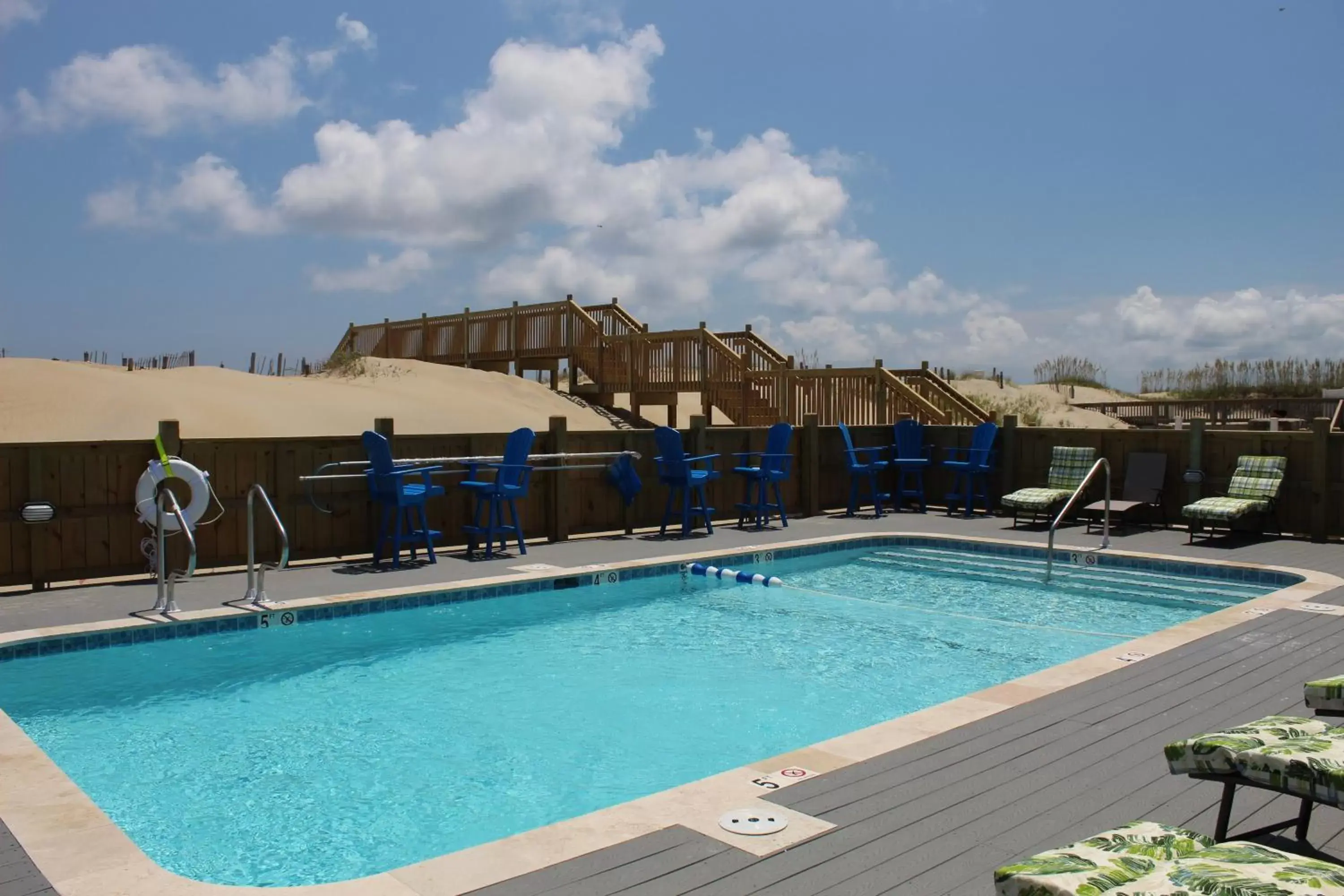 Swimming Pool in Whalebone Ocean Cottages by KEES Vacations