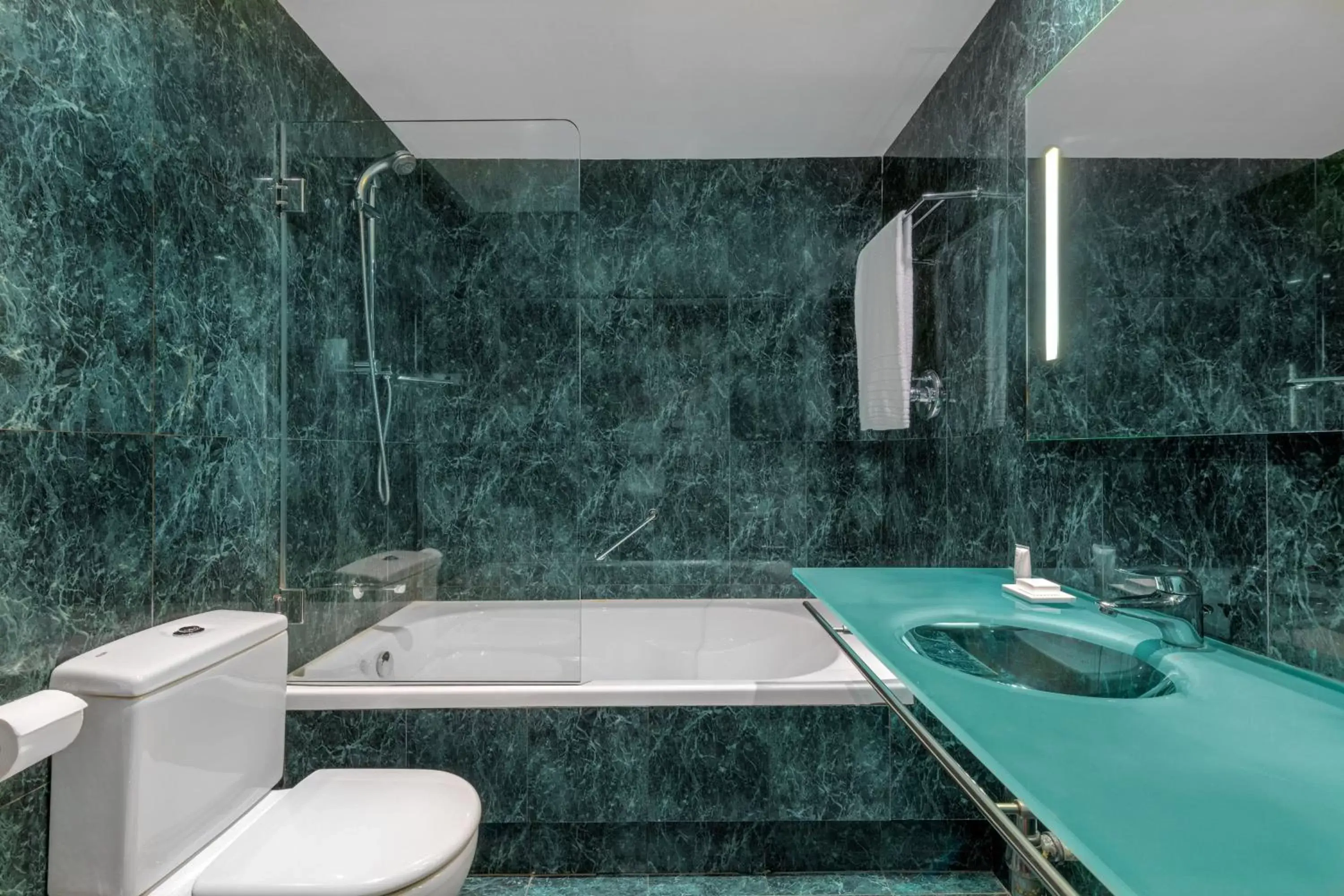 Bathroom in AC Hotel Murcia by Marriott