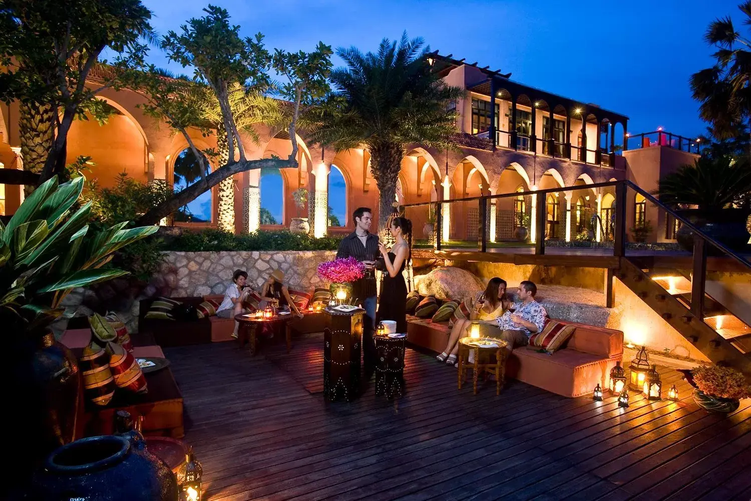 Garden, Restaurant/Places to Eat in Villa Maroc Resort